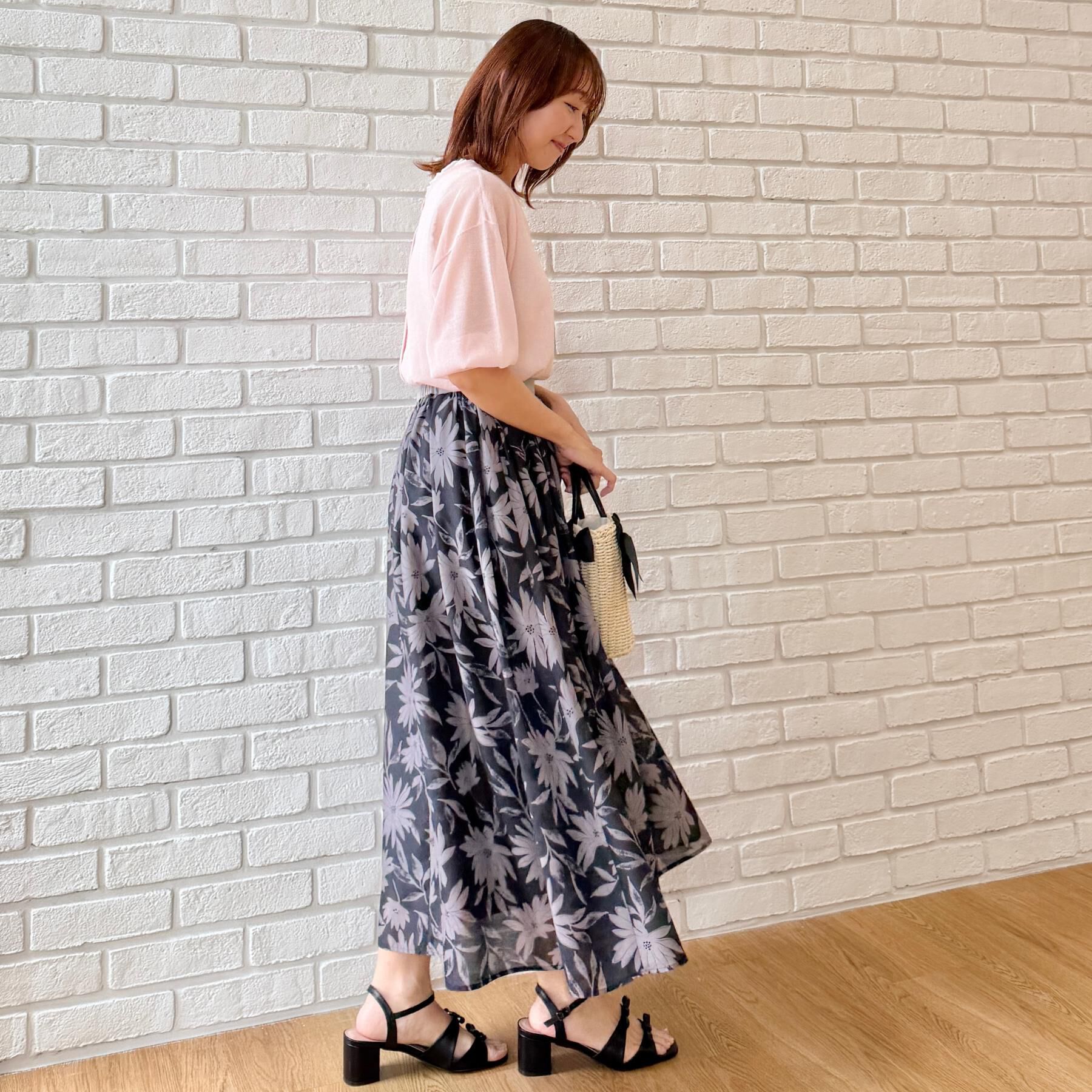 Couture broach「【前後2WAY・洗える】愛され5分袖シアーカーディガン」|カーディガン|