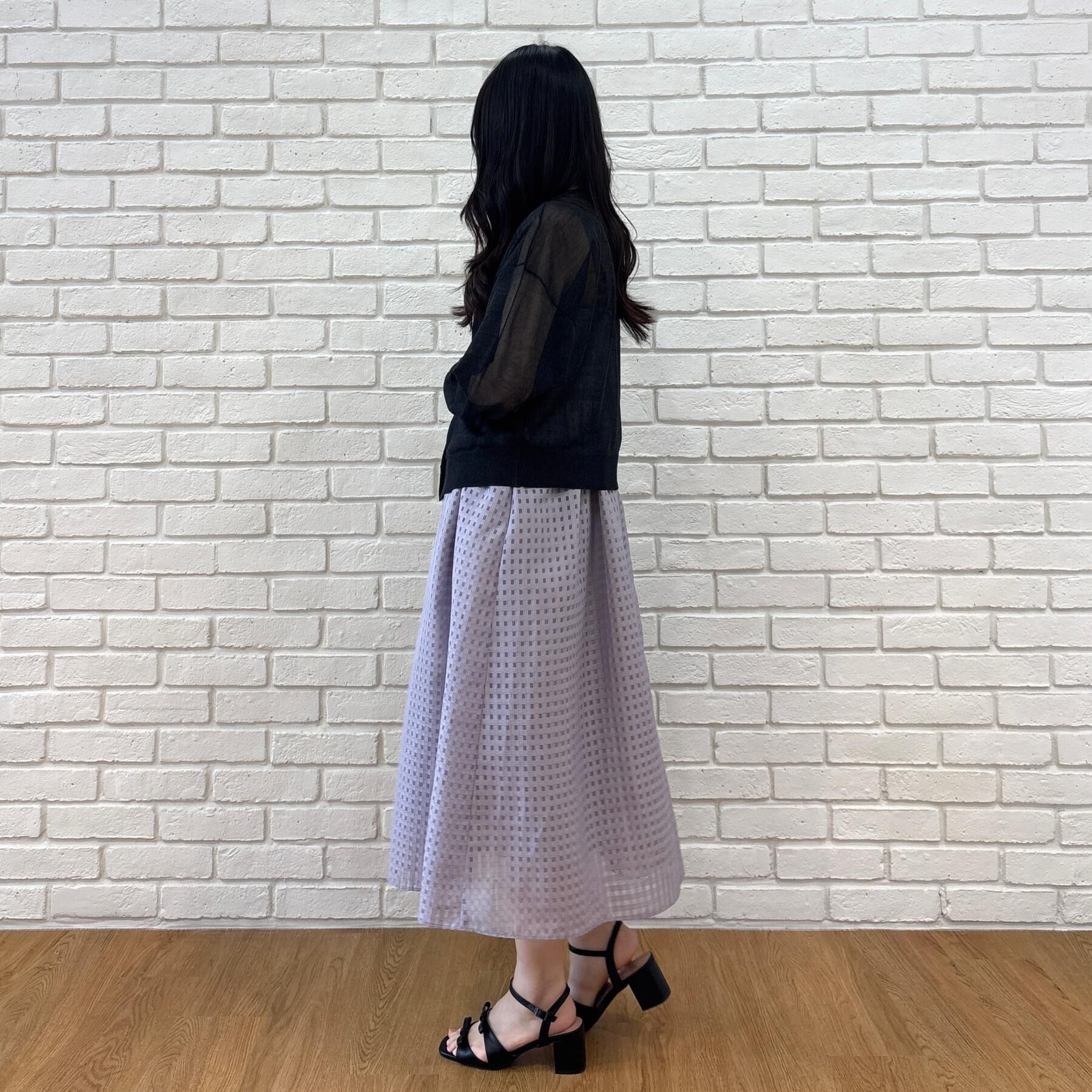 Couture broach「【上品な透け感】ダブルパール調釦 愛されシアーカーディガン」|カーディガン|