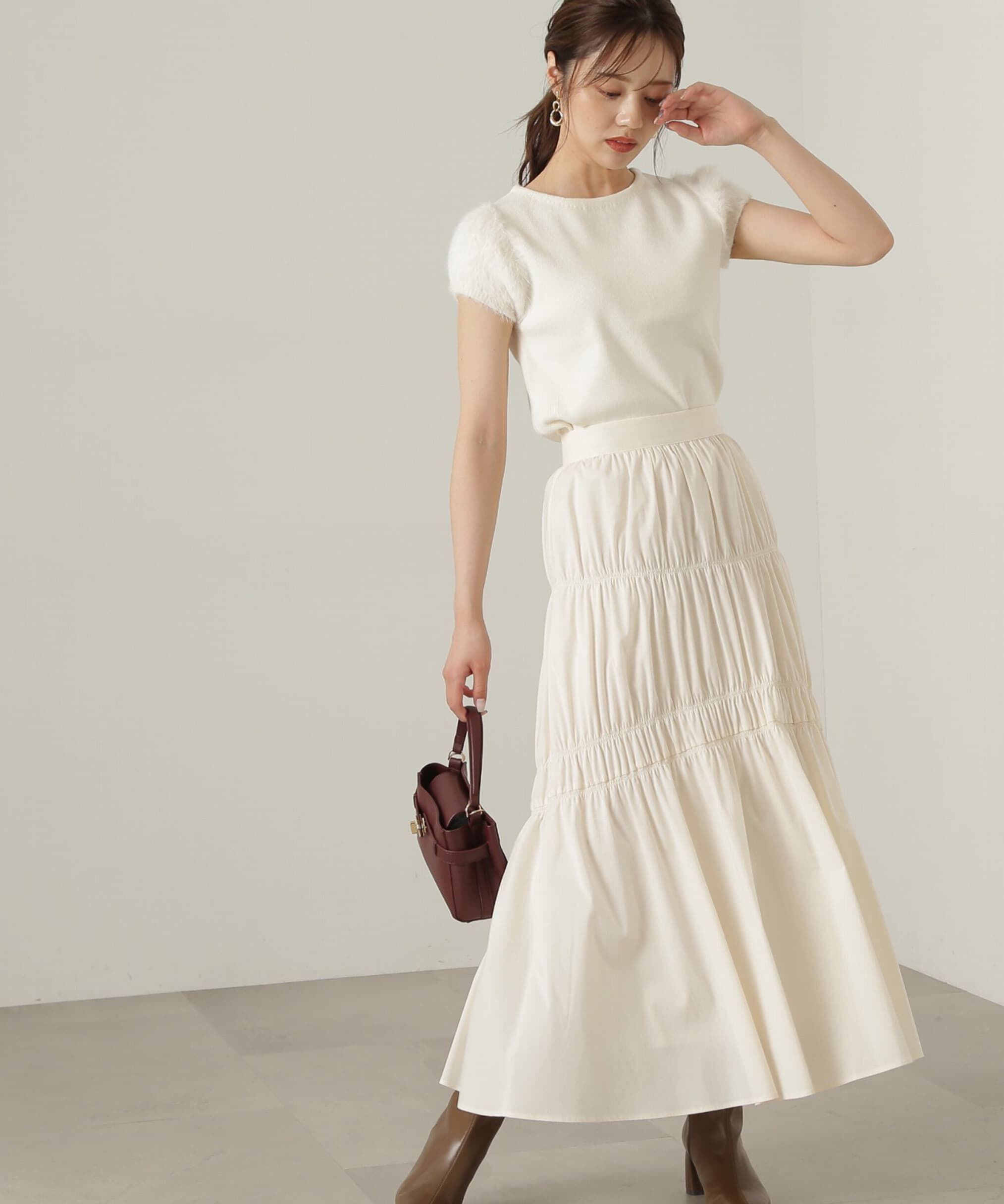 PROPORTION BODY DRESSING「ギャザーディテールスカート24AW」|スカート|
