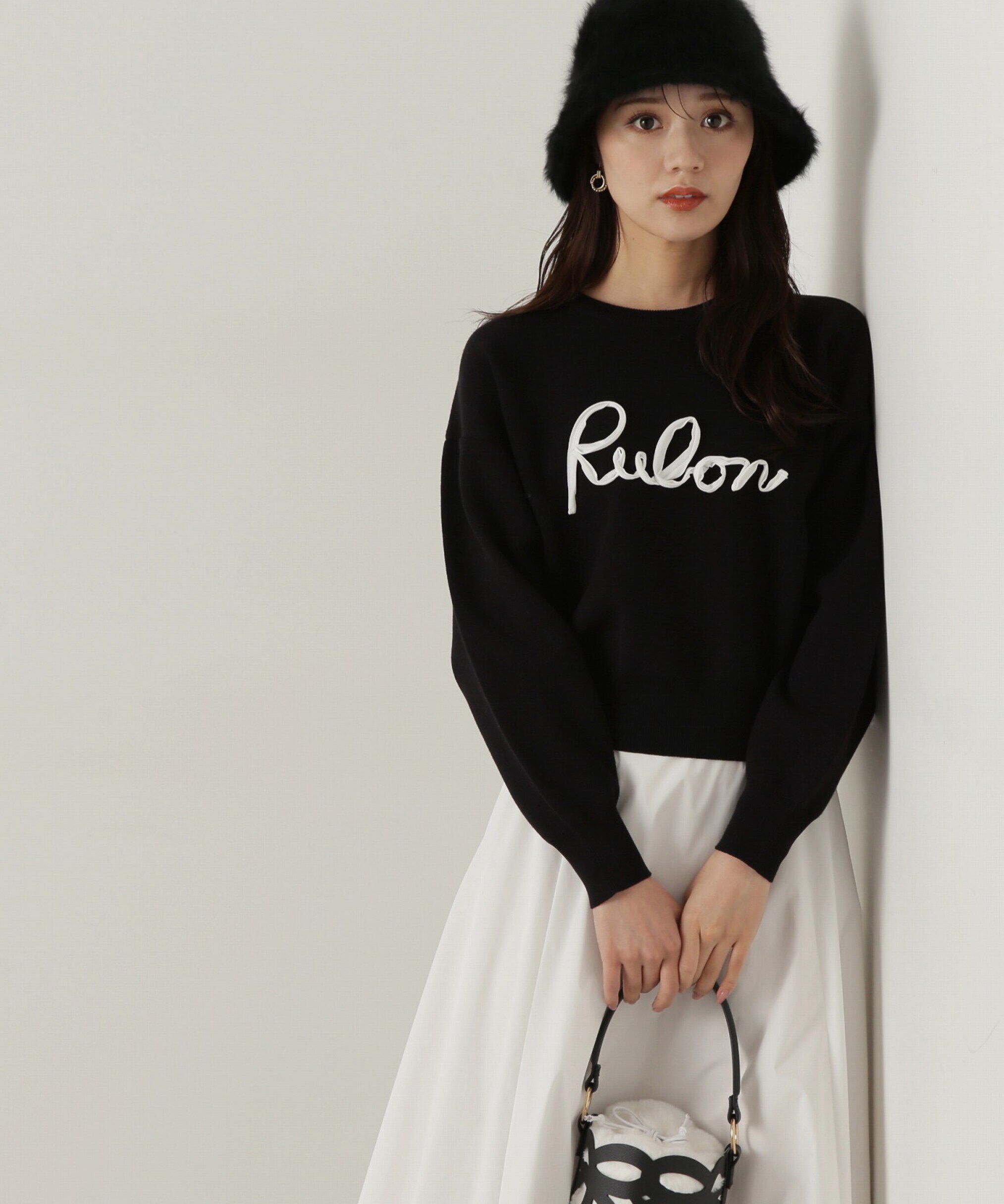 PROPORTION BODY DRESSING「ロゴコード刺繍ニット」|ニット・セーター|