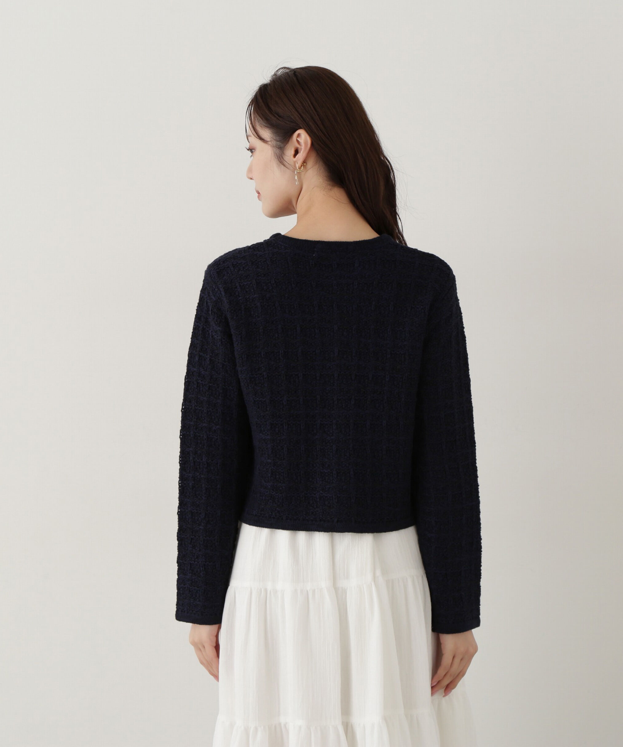 PROPORTION BODY DRESSING「ツイードニットカーディガン」|カーディガン|