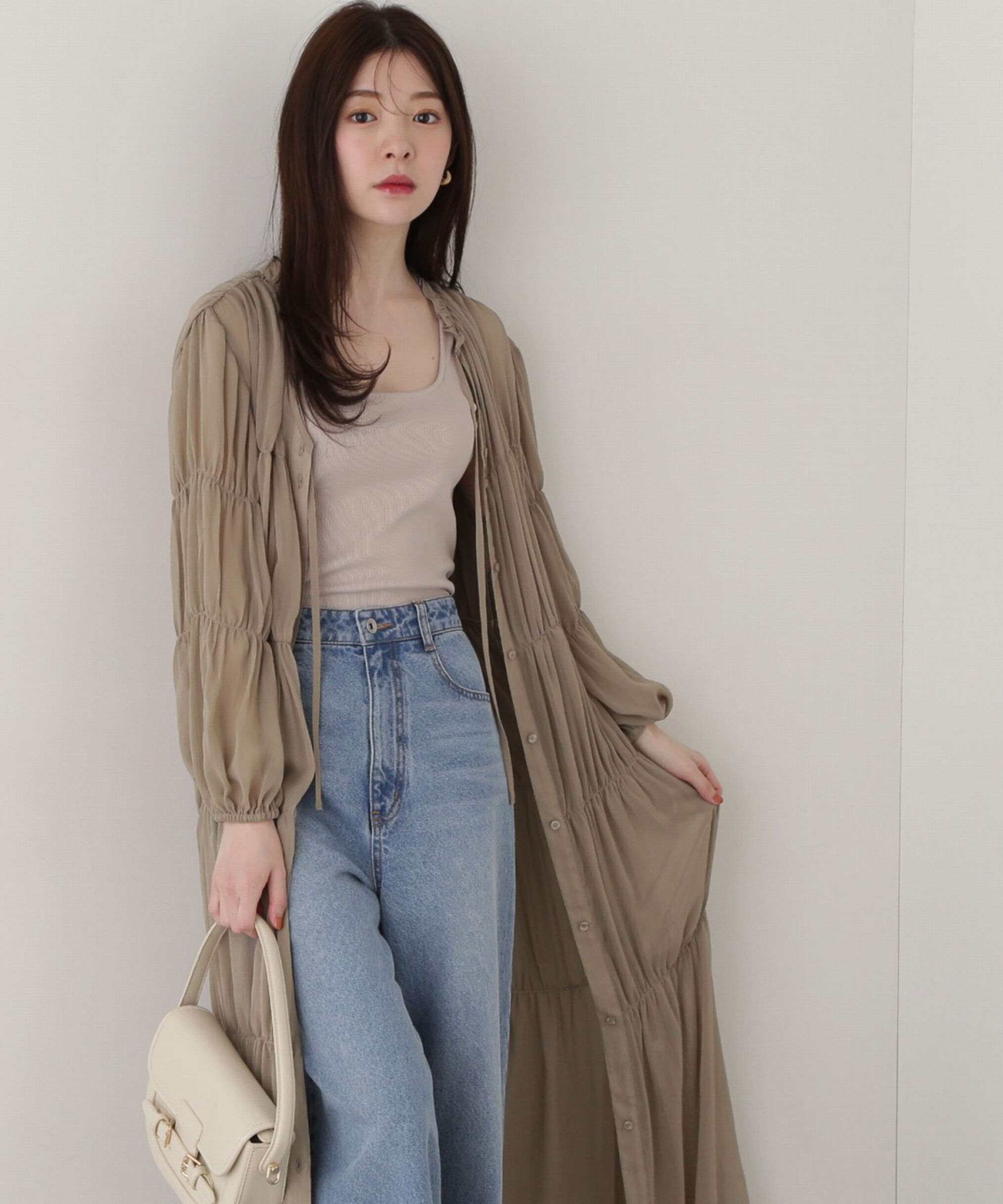 PROPORTION BODY DRESSING「前後2wayスクエアータンクトップ」|Tシャツ・カットソー|