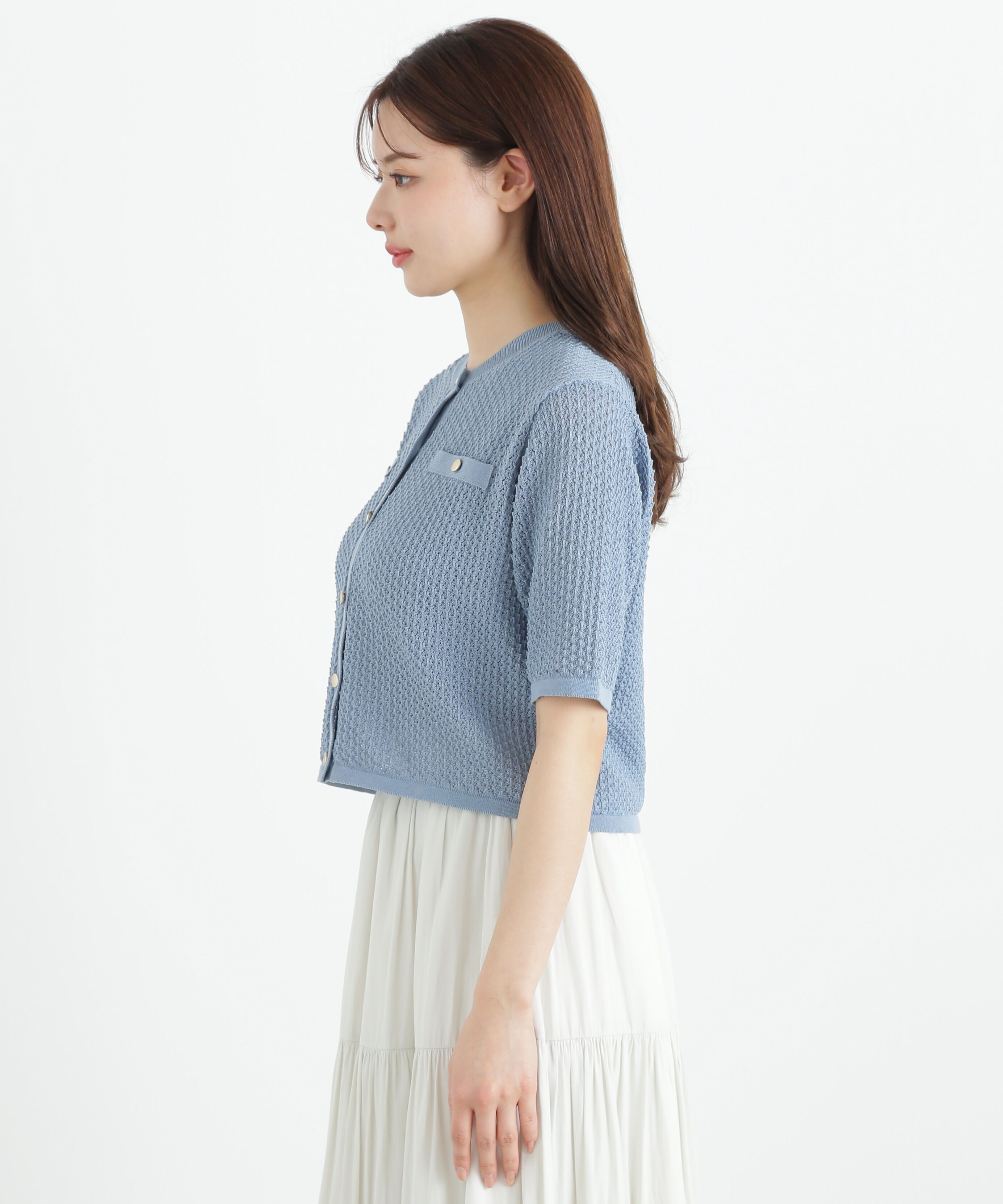 PROPORTION BODY DRESSING「変わり編みニットアンサンブル」|ニット・セーター|
