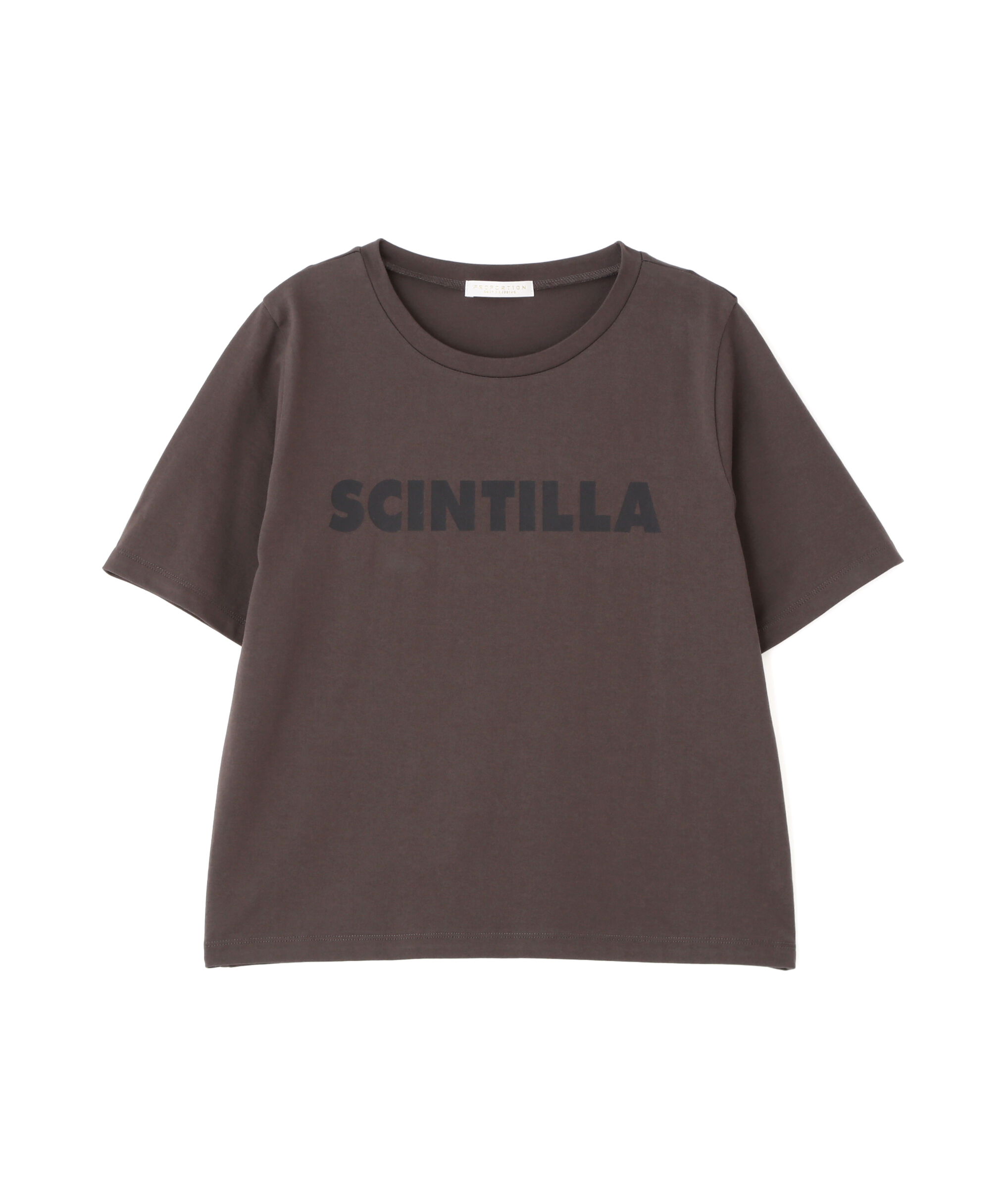 PROPORTION BODY DRESSING「＜ウォッシャブル＞ゴシックロゴTシャツ」|Tシャツ・カットソー|