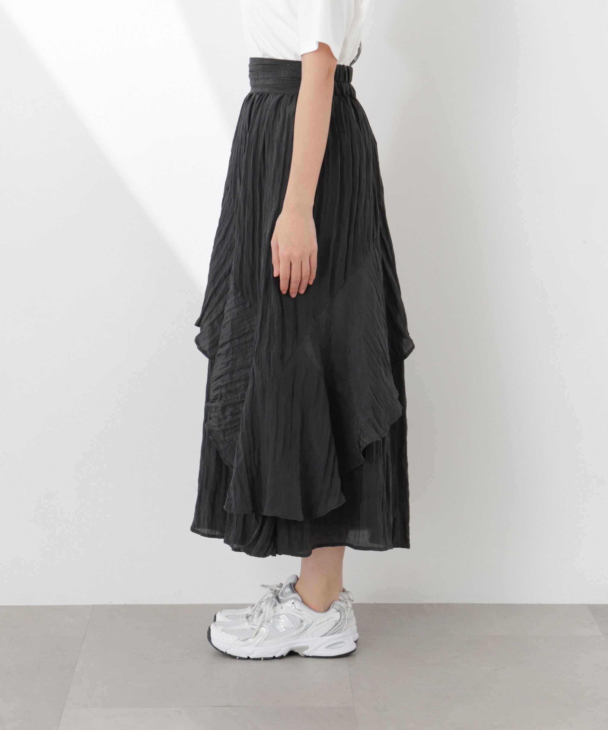 PROPORTION BODY DRESSING「ワッシャーティアードスカート　26SS」|スカート|