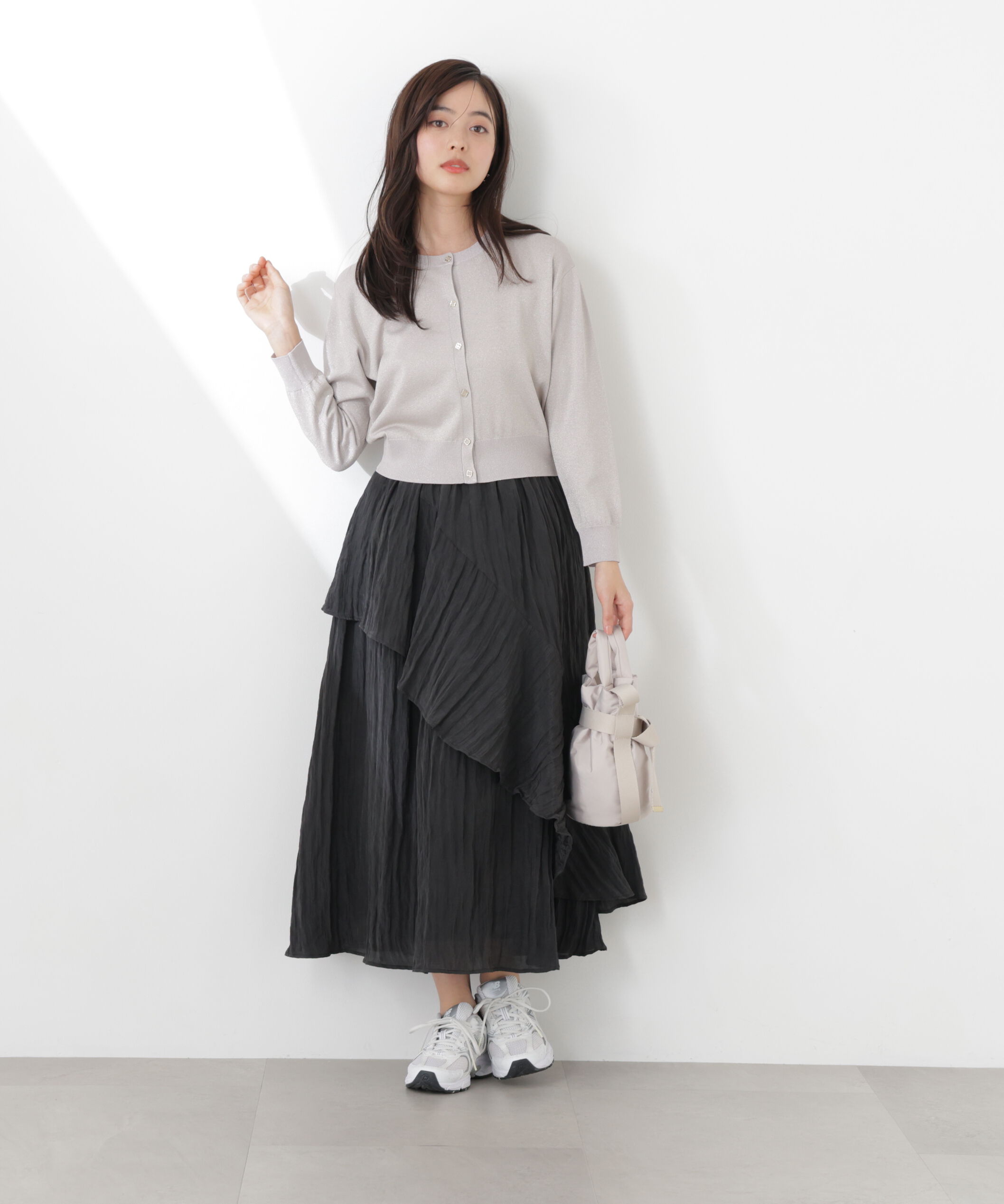 PROPORTION BODY DRESSING「ワッシャーティアードスカート　26SS」|スカート|