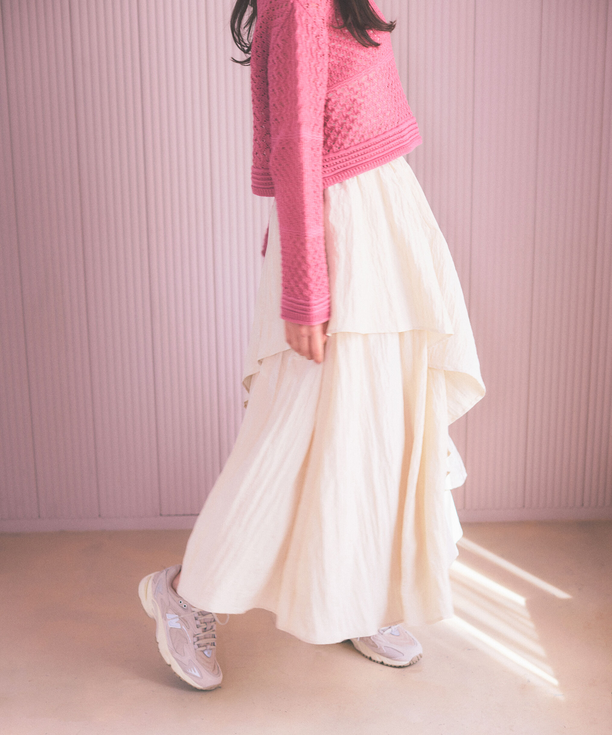 PROPORTION BODY DRESSING「ワッシャーティアードスカート　26SS」|スカート|