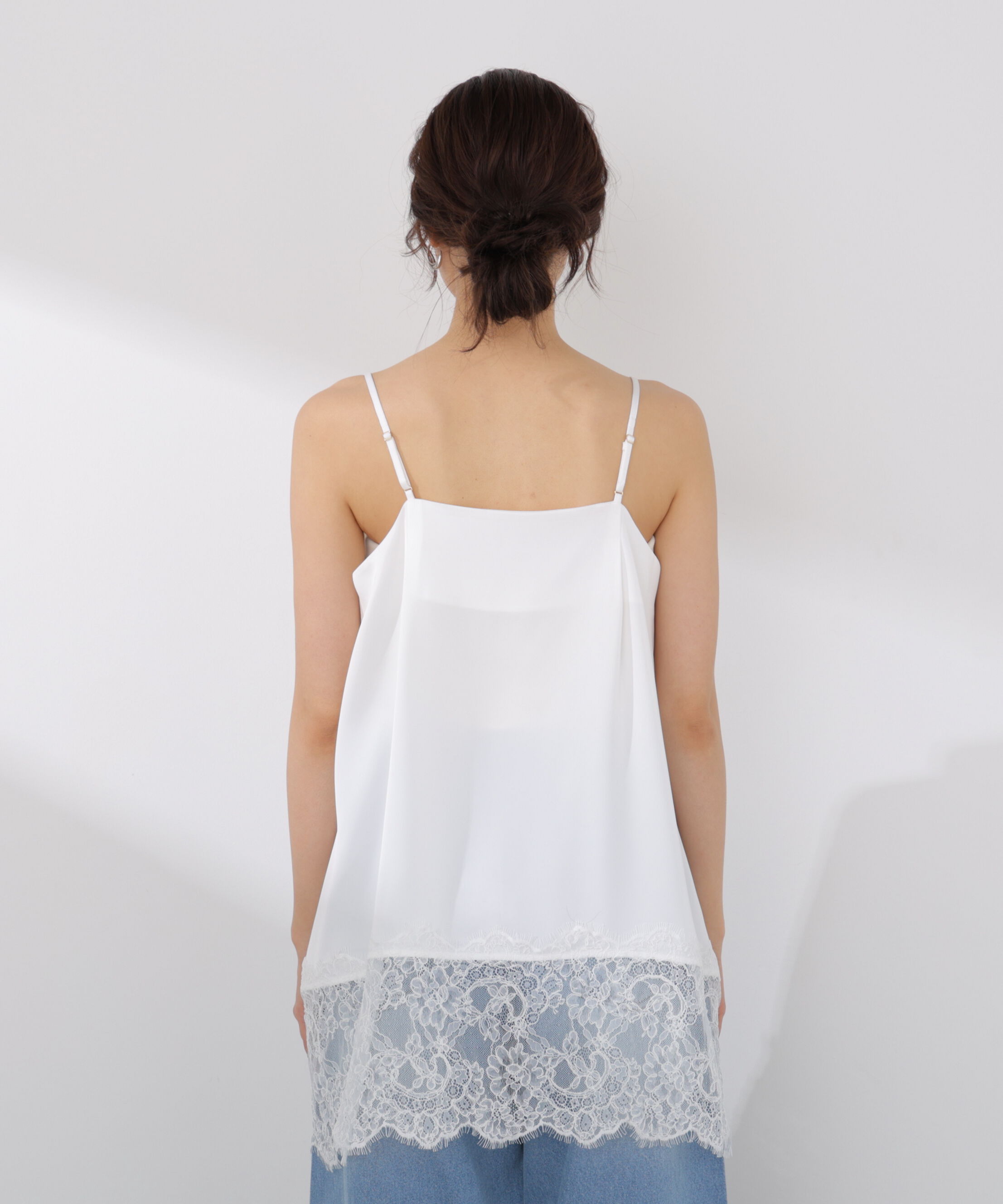 PROPORTION BODY DRESSING「〈a/mie〉ヘムレースキャミソール 26SS」|シャツ・ブラウス|