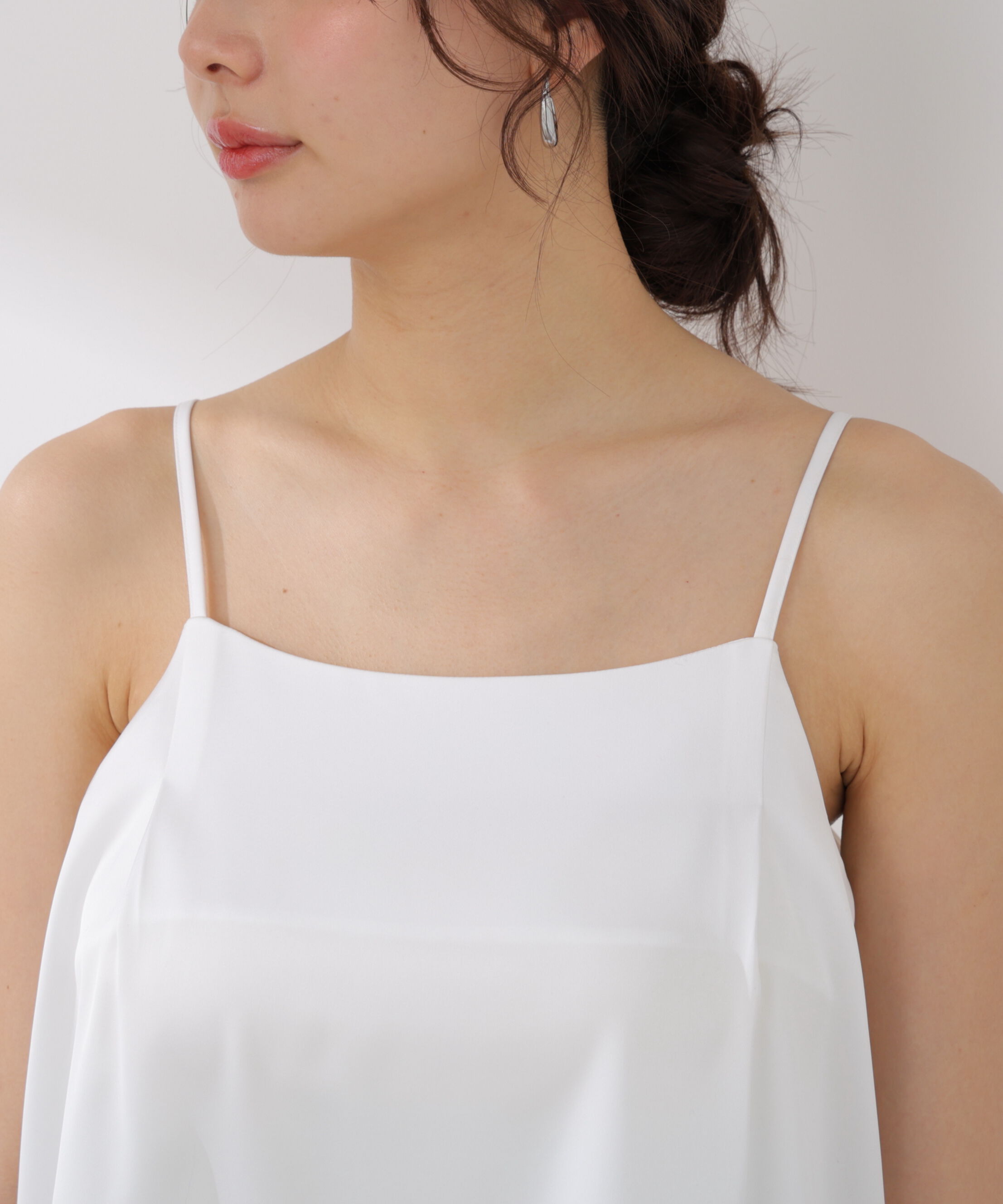 PROPORTION BODY DRESSING「〈a/mie〉ヘムレースキャミソール 26SS」|シャツ・ブラウス|