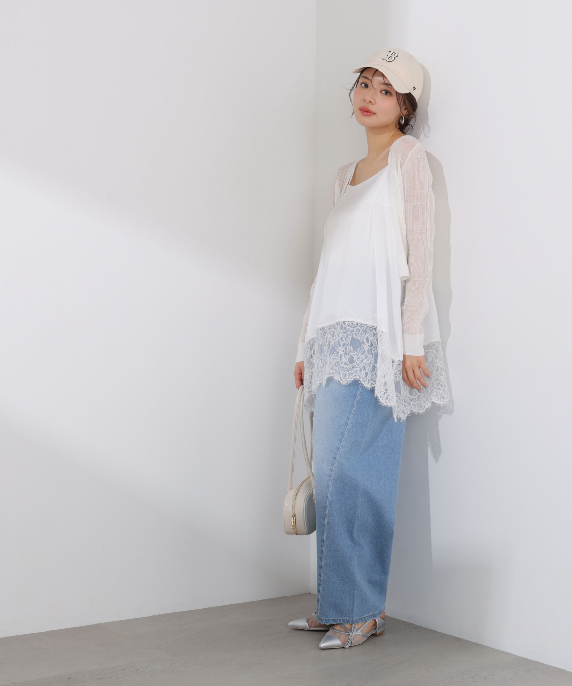 PROPORTION BODY DRESSING「〈a/mie〉ヘムレースキャミソール 26SS」|シャツ・ブラウス|