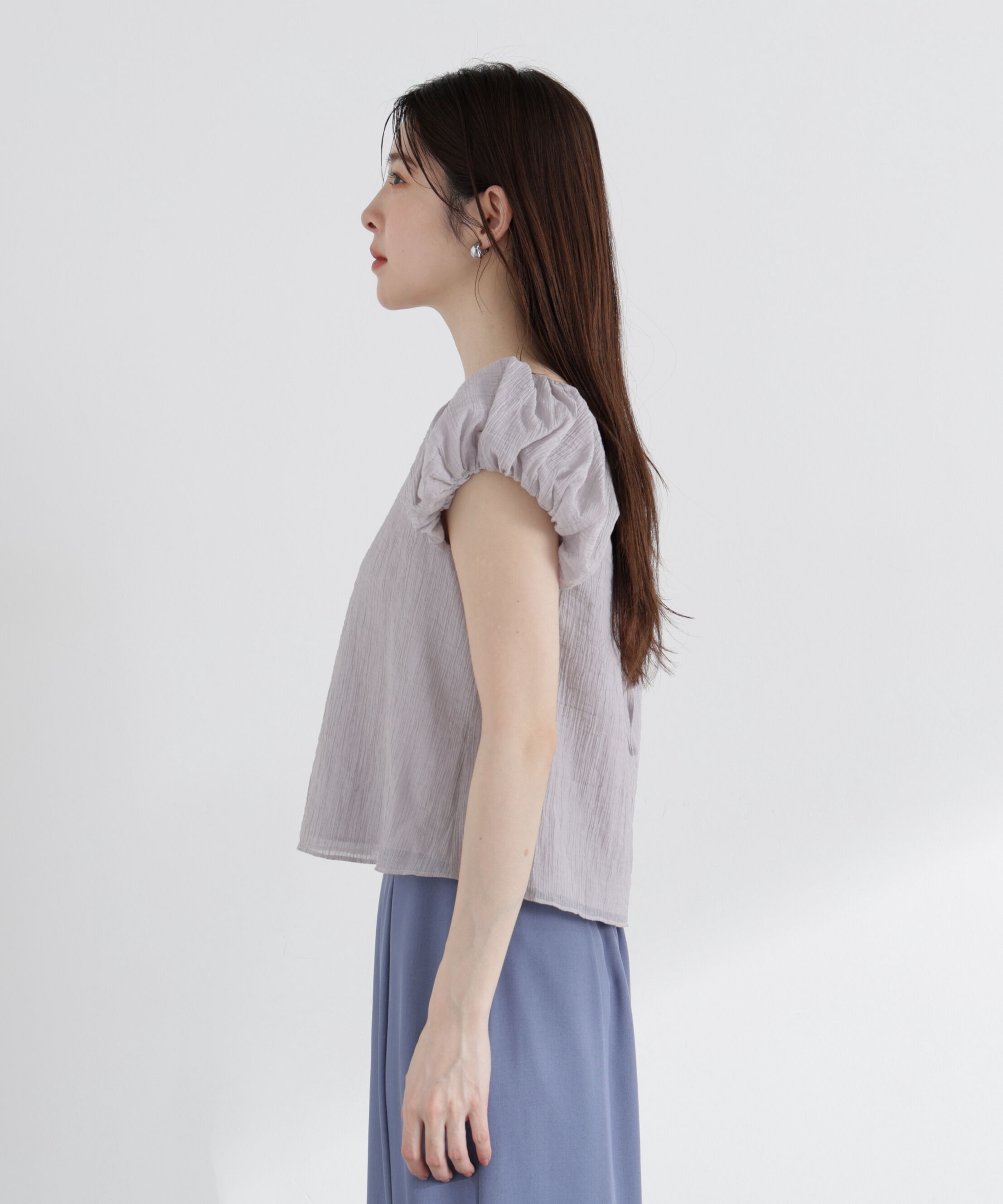 PROPORTION BODY DRESSING「＜中川紅葉さん着用＞バルーンスリーブブラウス」|シャツ・ブラウス|