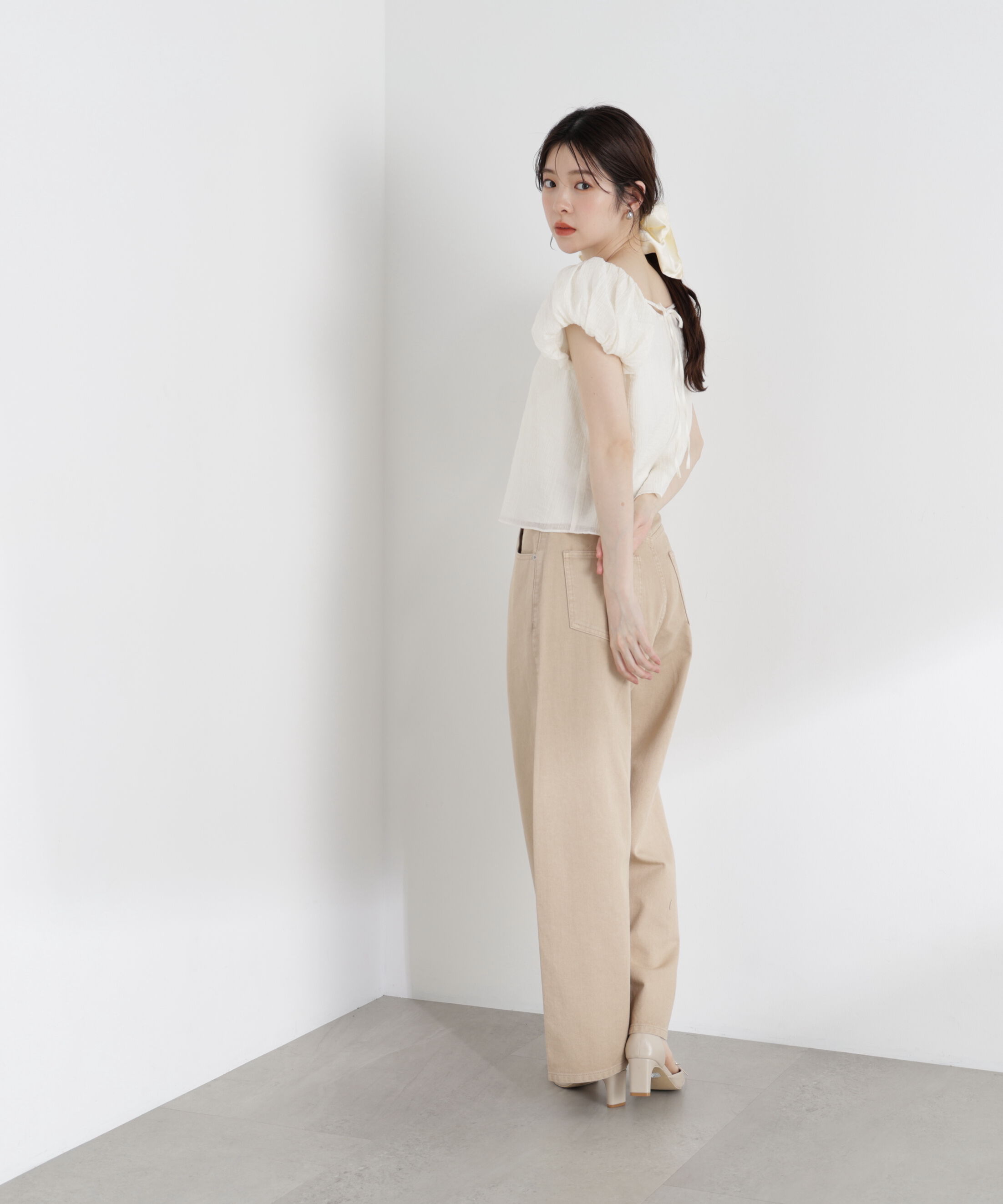 PROPORTION BODY DRESSING「＜中川紅葉さん着用＞バルーンスリーブブラウス」|シャツ・ブラウス|
