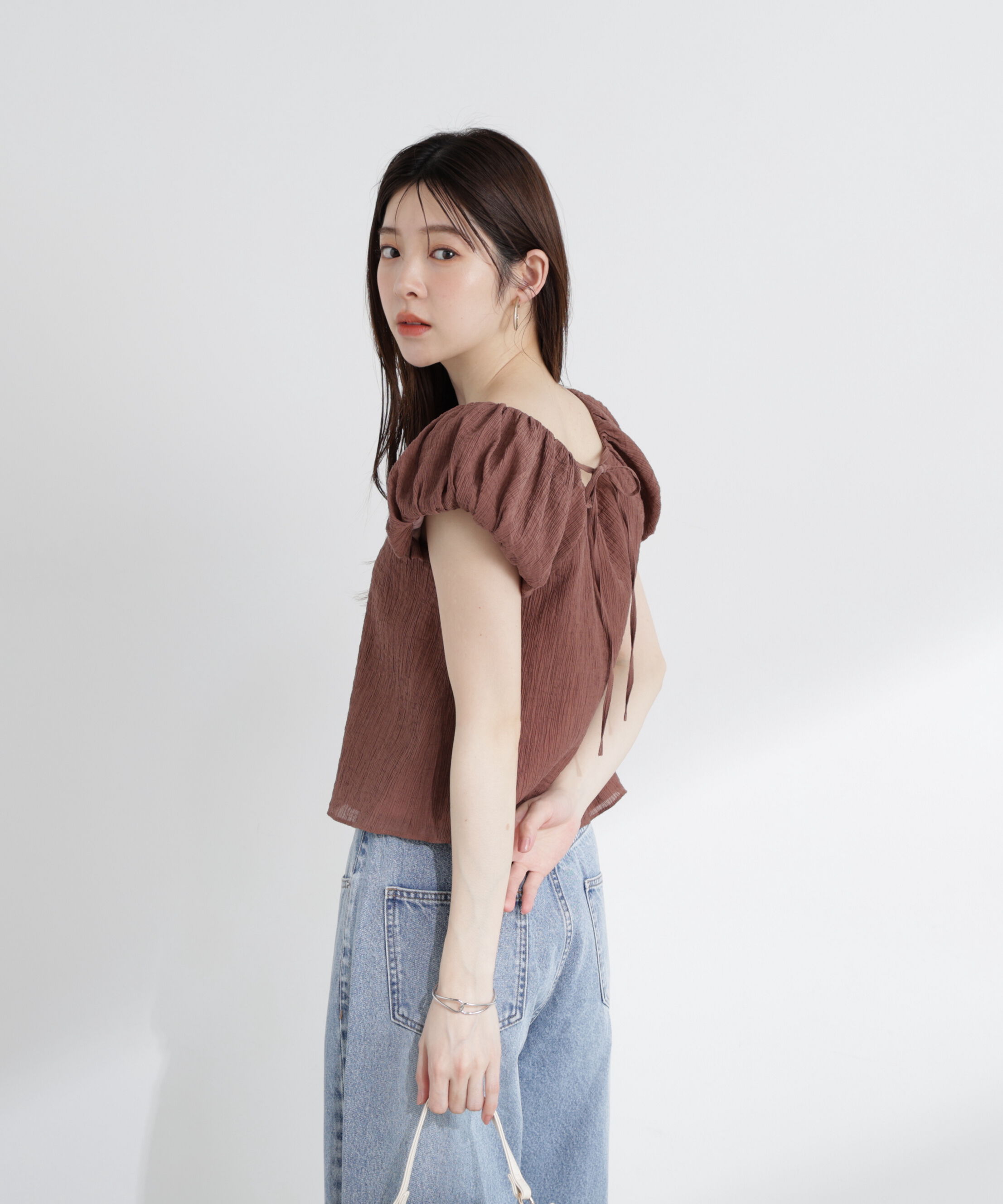 PROPORTION BODY DRESSING「＜中川紅葉さん着用＞バルーンスリーブブラウス」|シャツ・ブラウス|