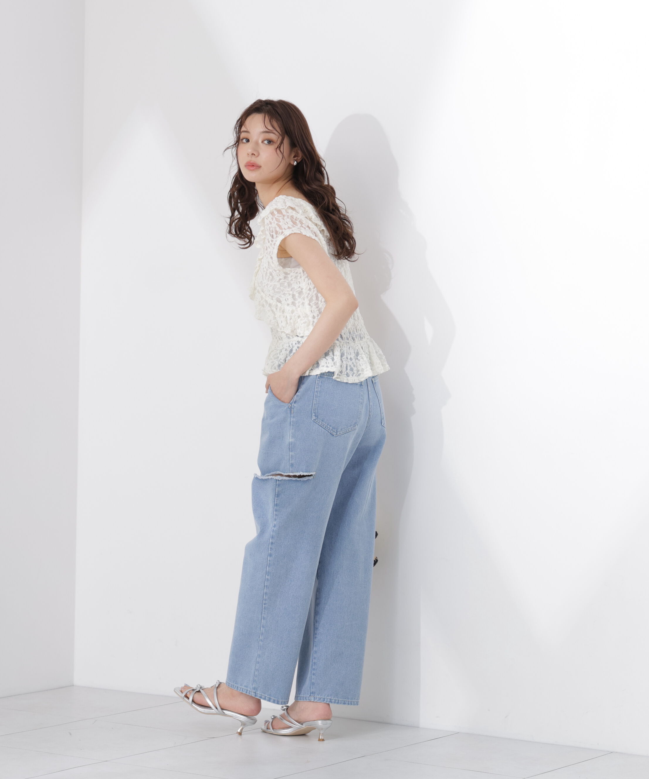PROPORTION BODY DRESSING「＜EDIT COLOGNE＞サイドスリットデニムパンツ」|その他|