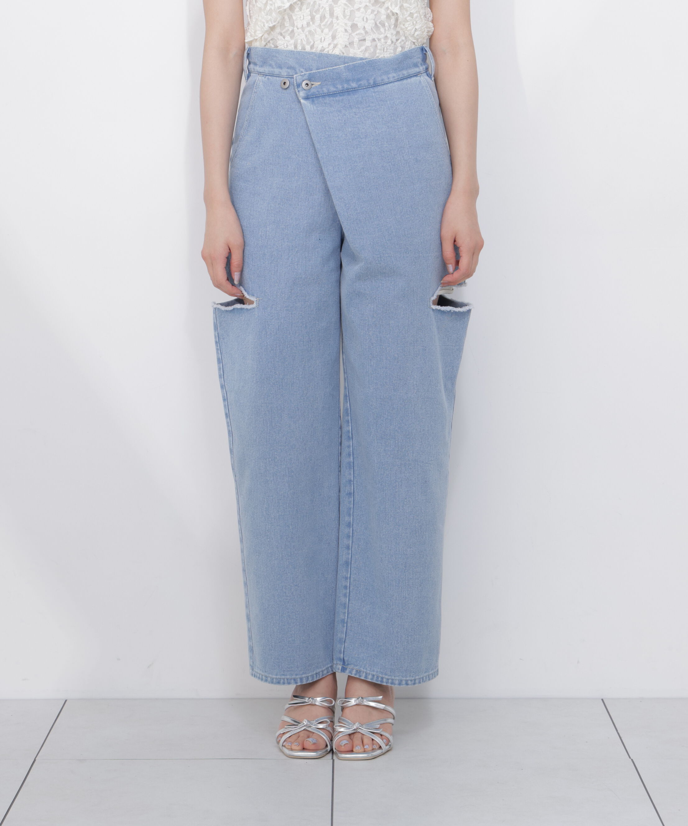 PROPORTION BODY DRESSING「＜EDIT COLOGNE＞サイドスリットデニムパンツ」|その他|