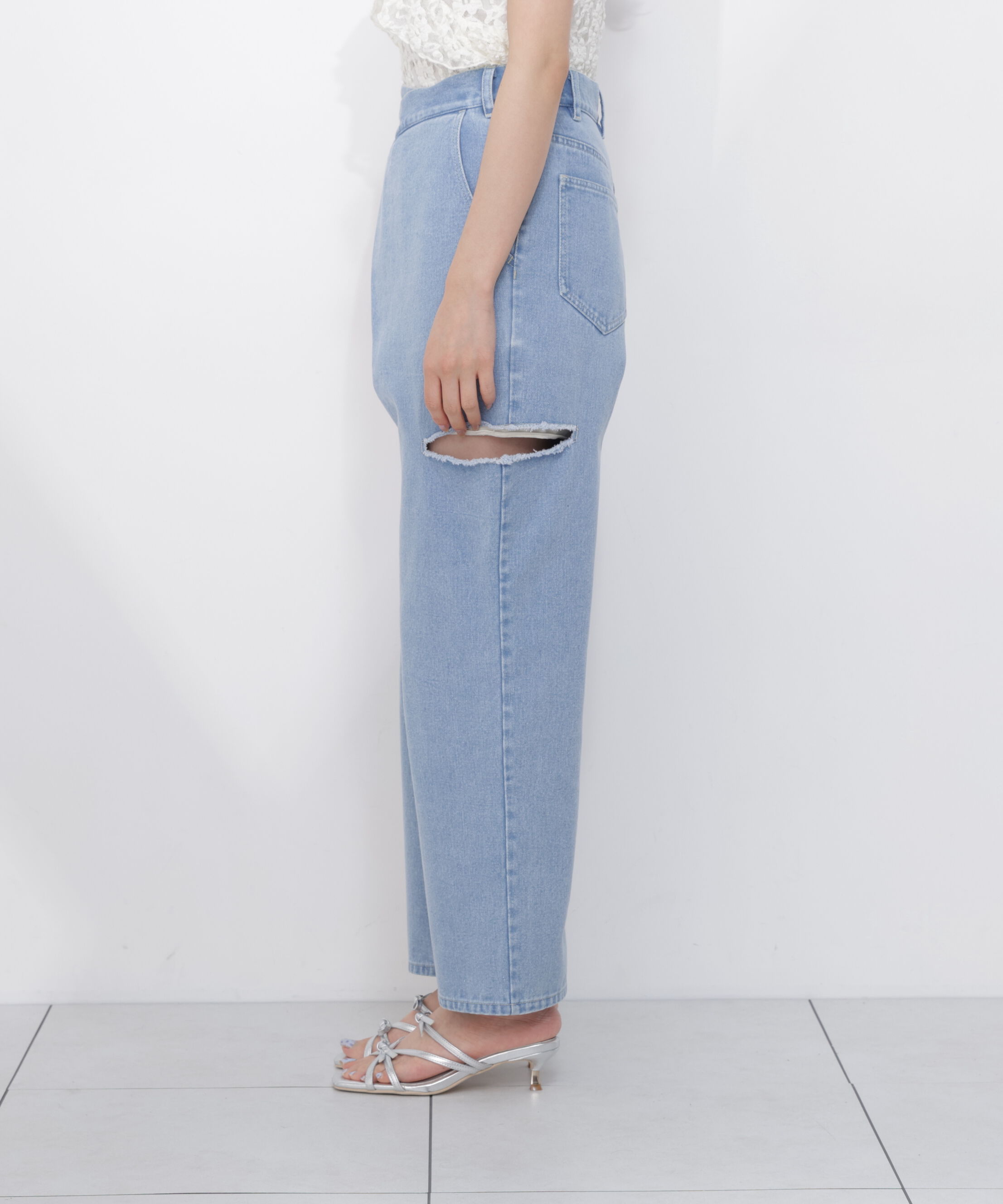 PROPORTION BODY DRESSING「＜EDIT COLOGNE＞サイドスリットデニムパンツ」|その他|