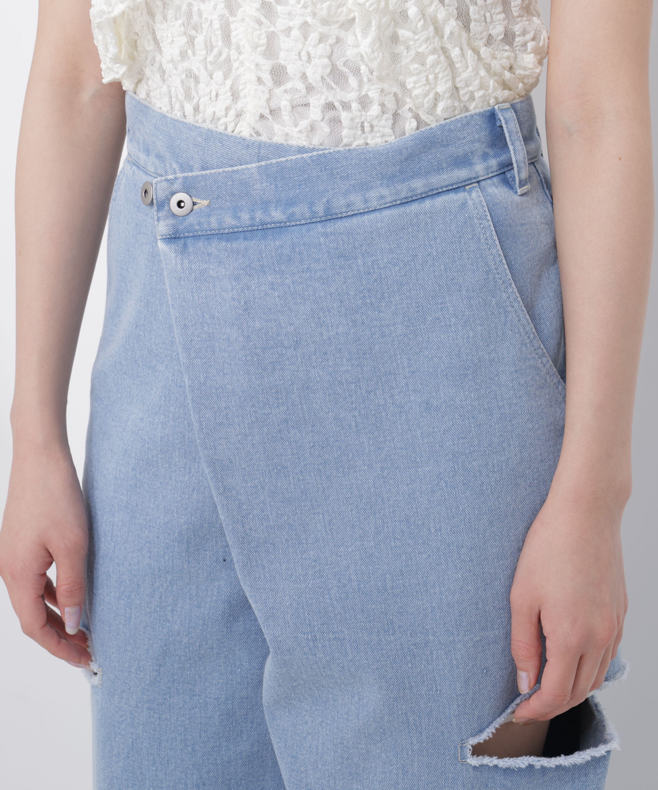 PROPORTION BODY DRESSING「＜EDIT COLOGNE＞サイドスリットデニムパンツ」|その他|