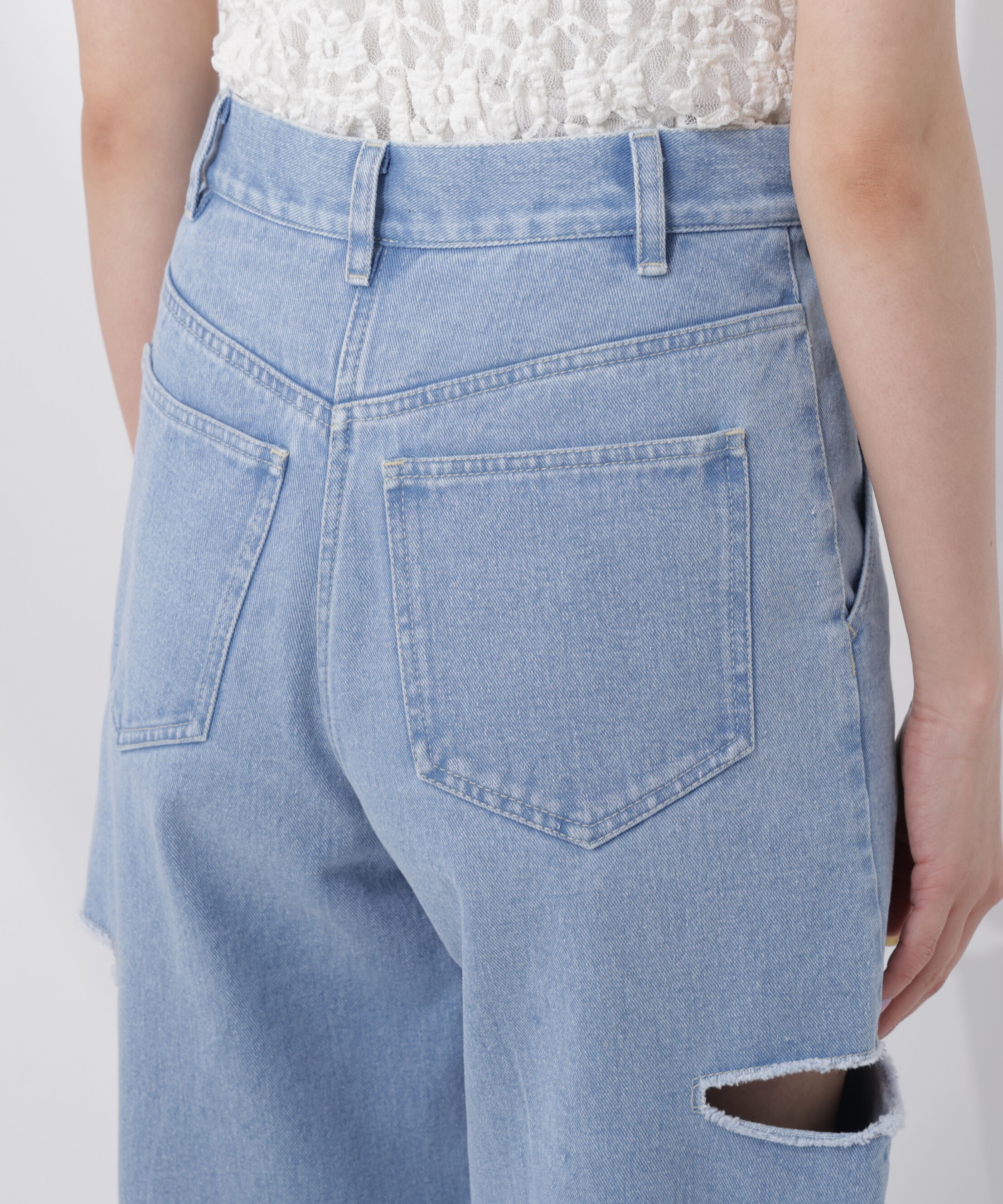 PROPORTION BODY DRESSING「＜EDIT COLOGNE＞サイドスリットデニムパンツ」|その他|