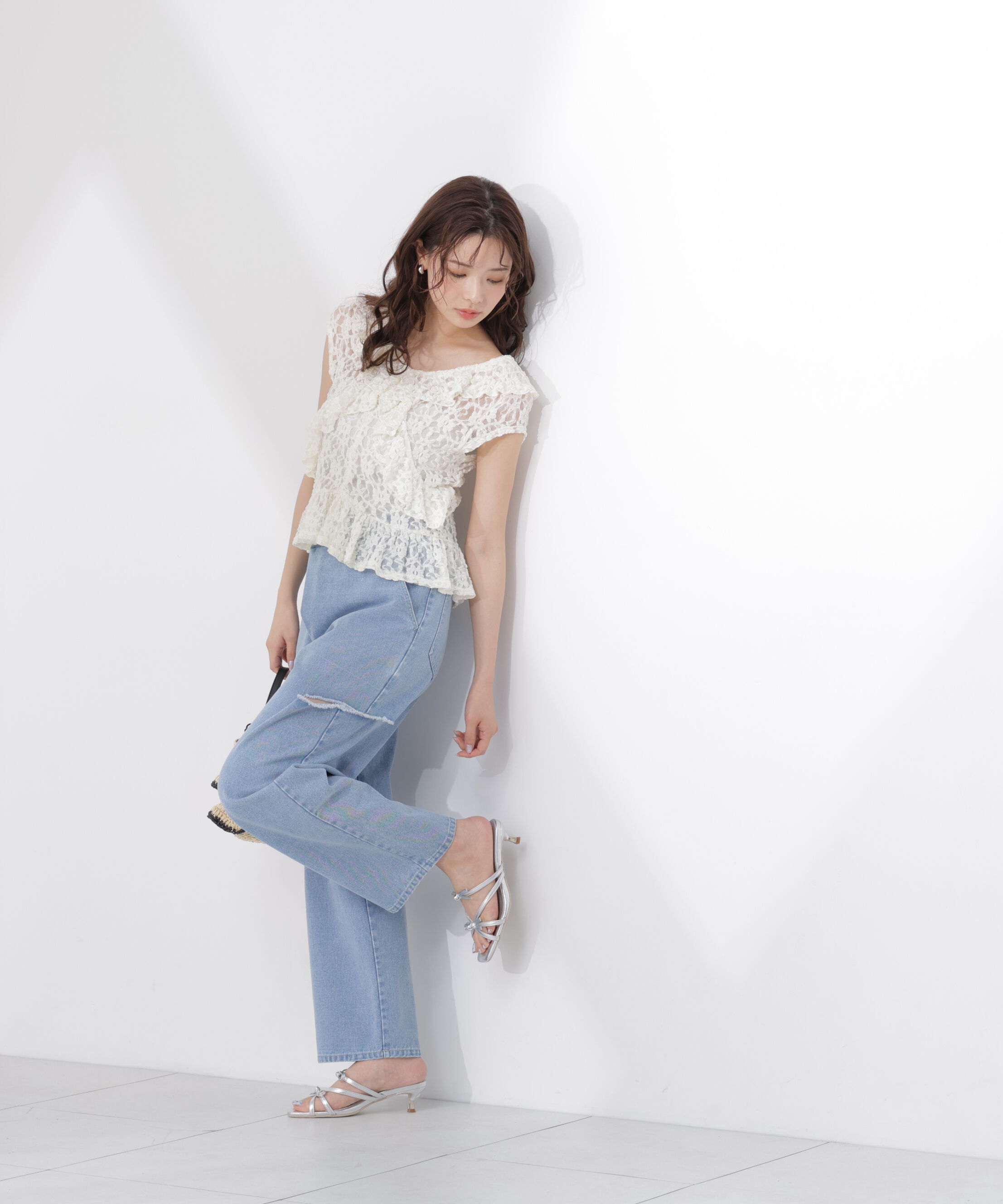 PROPORTION BODY DRESSING「＜EDIT COLOGNE＞サイドスリットデニムパンツ」|その他|