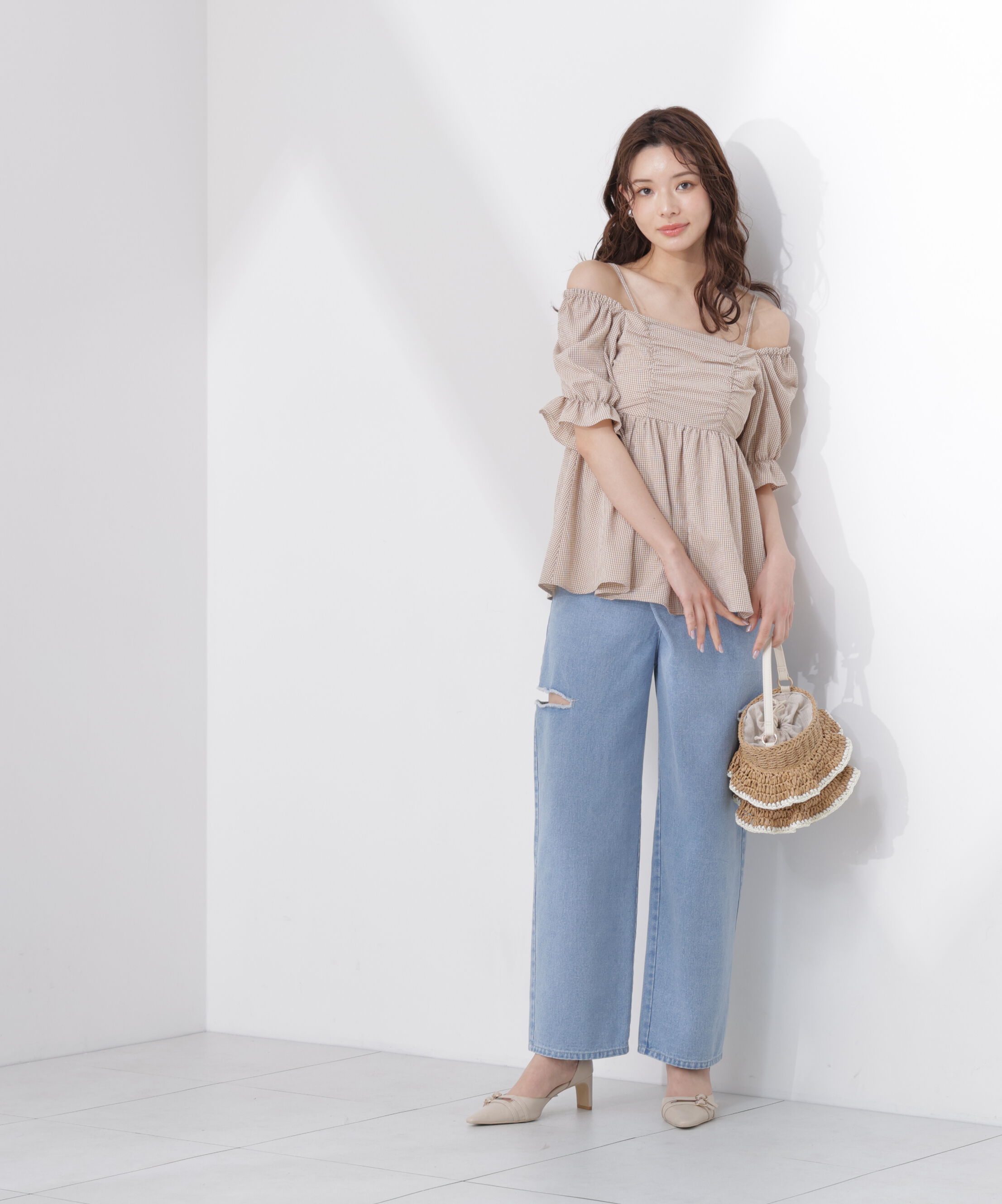 PROPORTION BODY DRESSING「＜EDIT COLOGNE＞サイドスリットデニムパンツ」|その他|