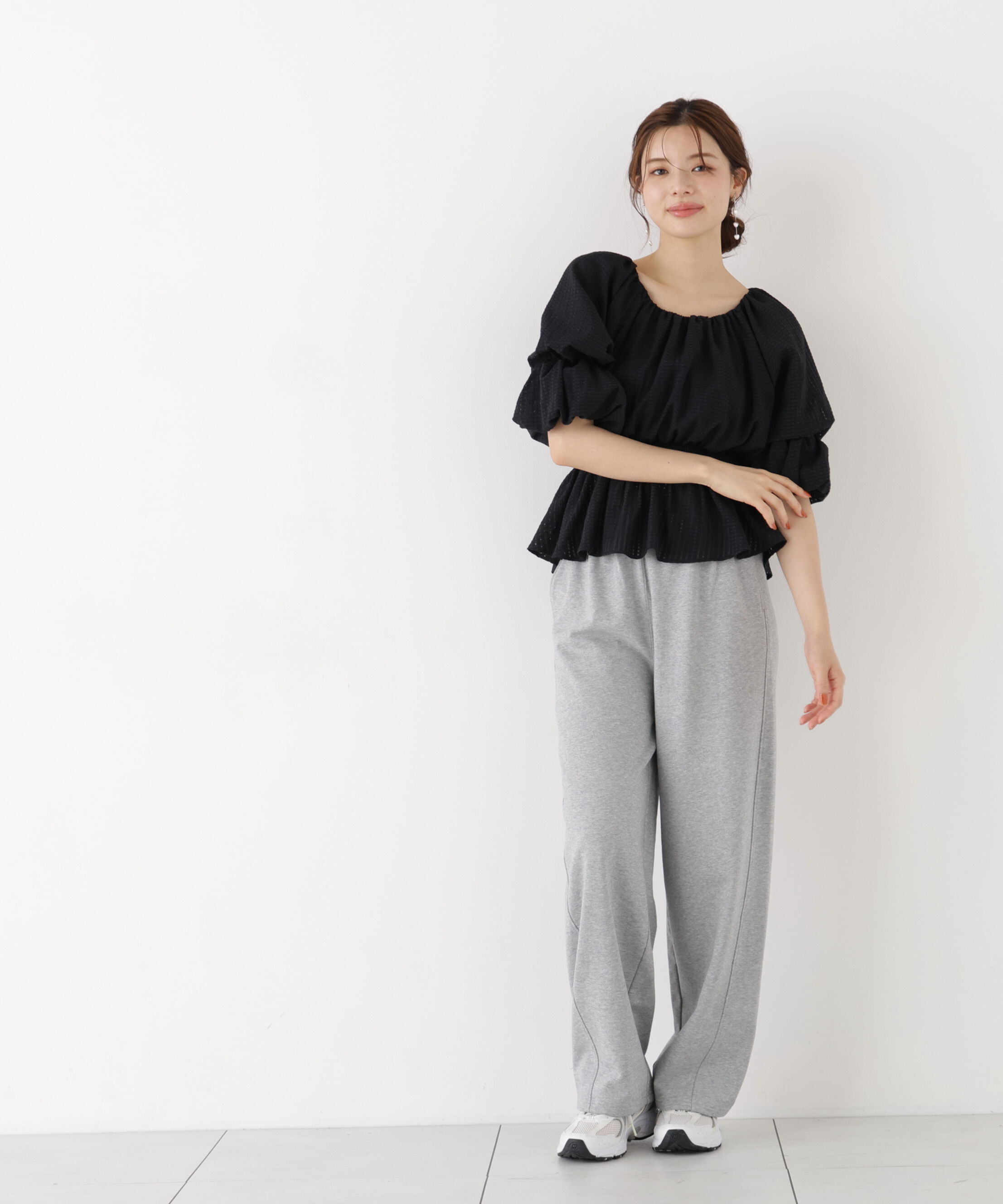 PROPORTION BODY DRESSING「＜中川紅葉さん着用＞〈a/mie〉2wayオフショルフィッシュテールブラウス」|シャツ・ブラウス|