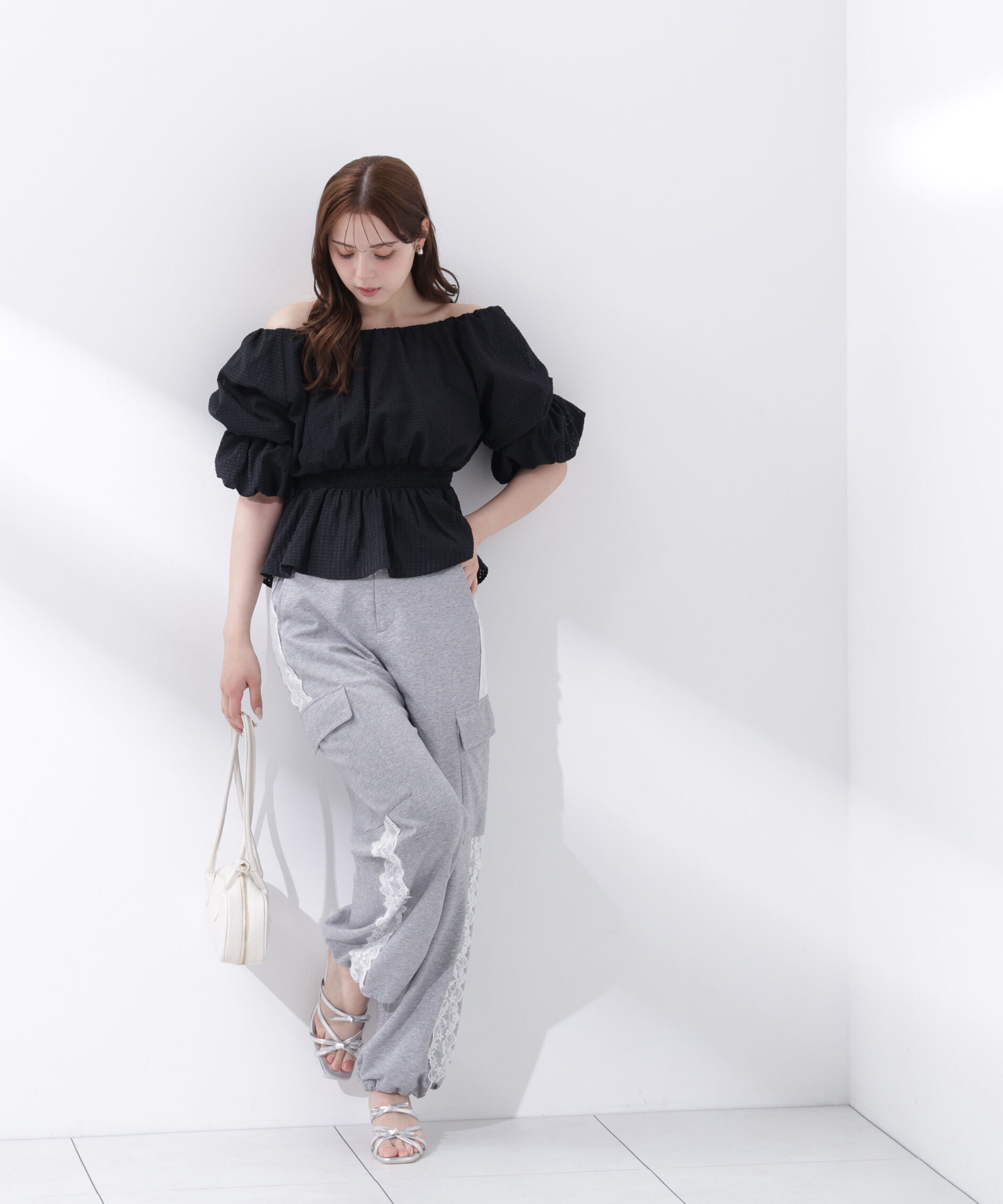 PROPORTION BODY DRESSING「＜中川紅葉さん着用＞〈a/mie〉2wayオフショルフィッシュテールブラウス」|シャツ・ブラウス|