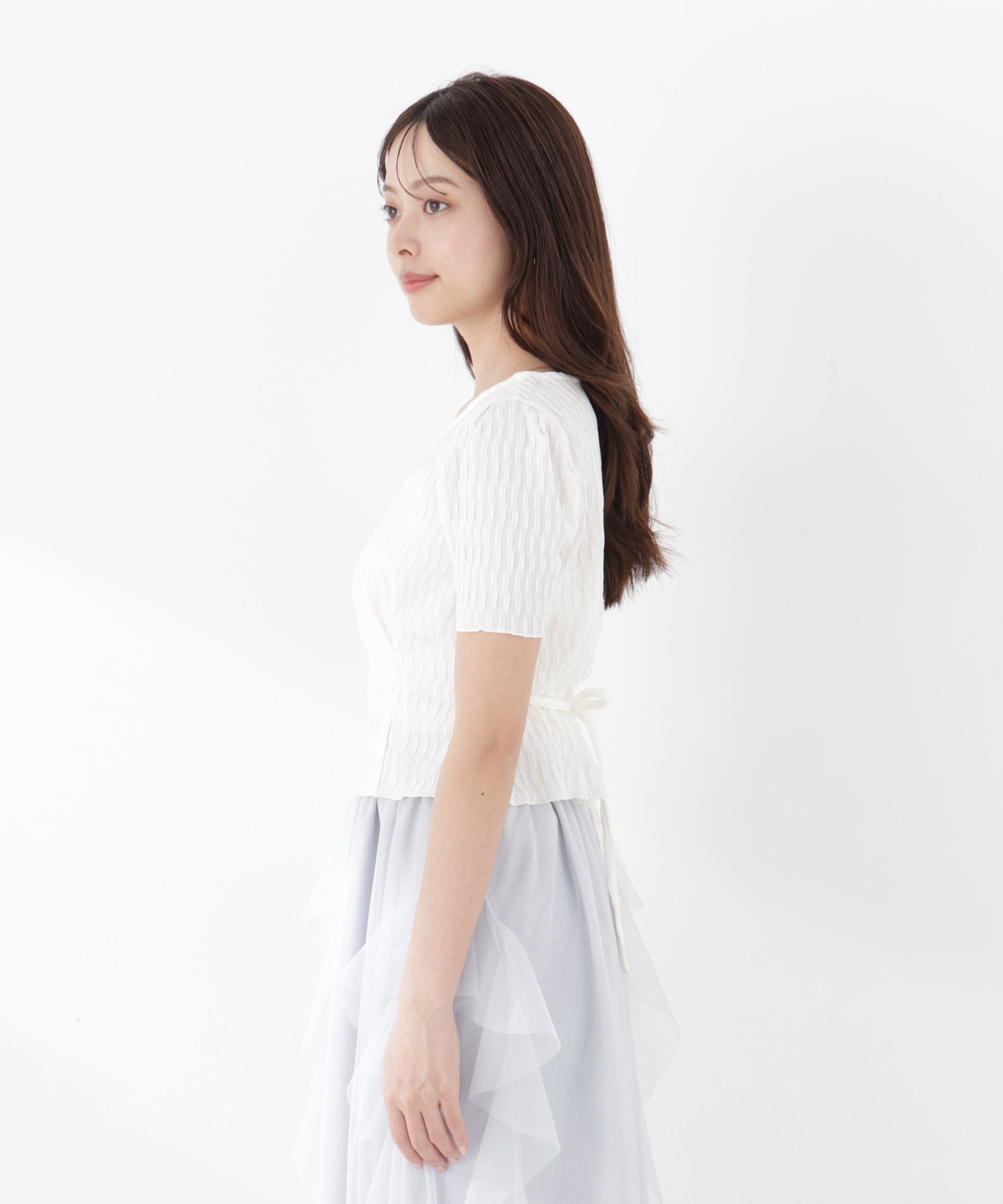 PROPORTION BODY DRESSING「ウエストタックカットトップス」|Tシャツ・カットソー|