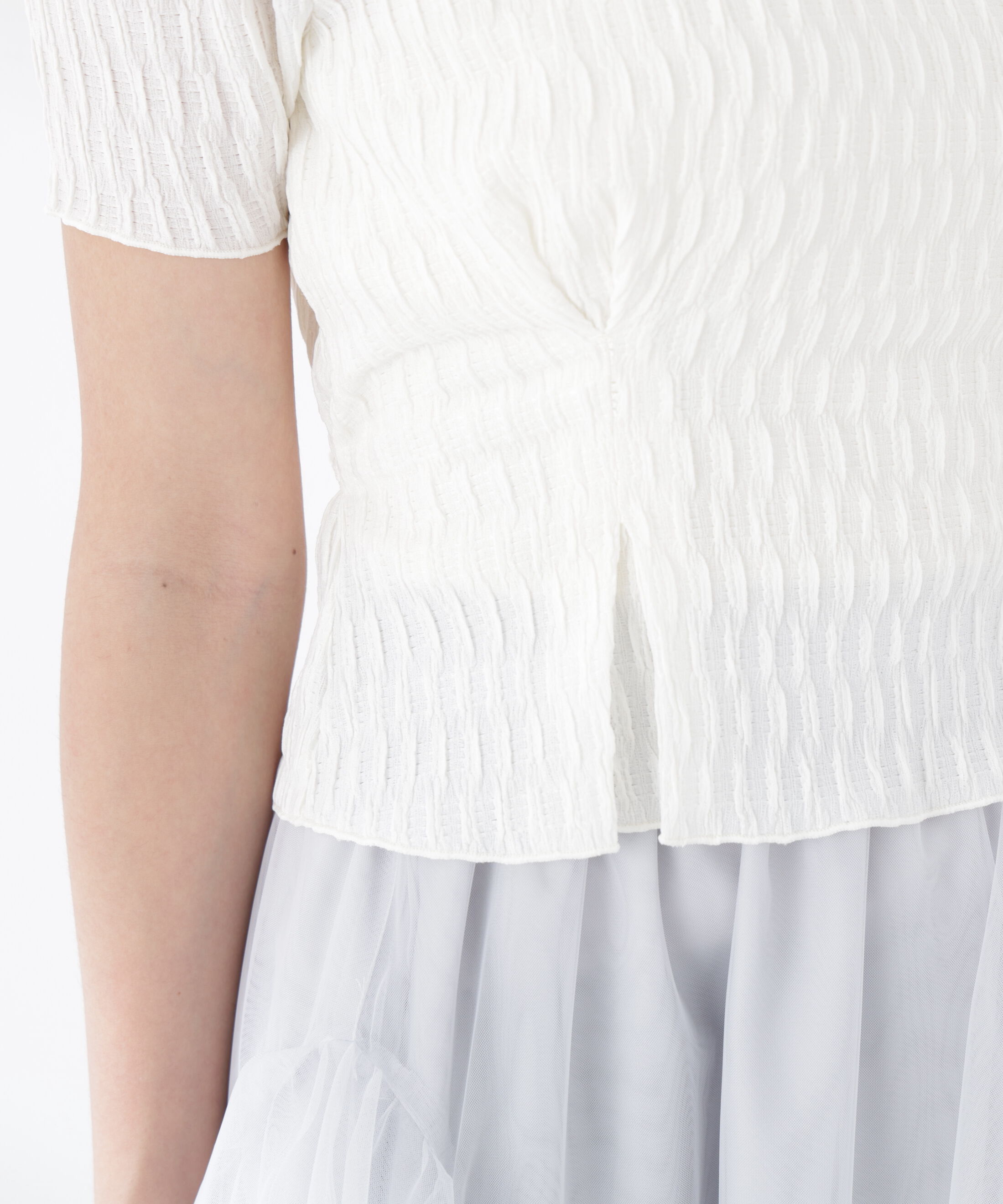 PROPORTION BODY DRESSING「ウエストタックカットトップス」|Tシャツ・カットソー|
