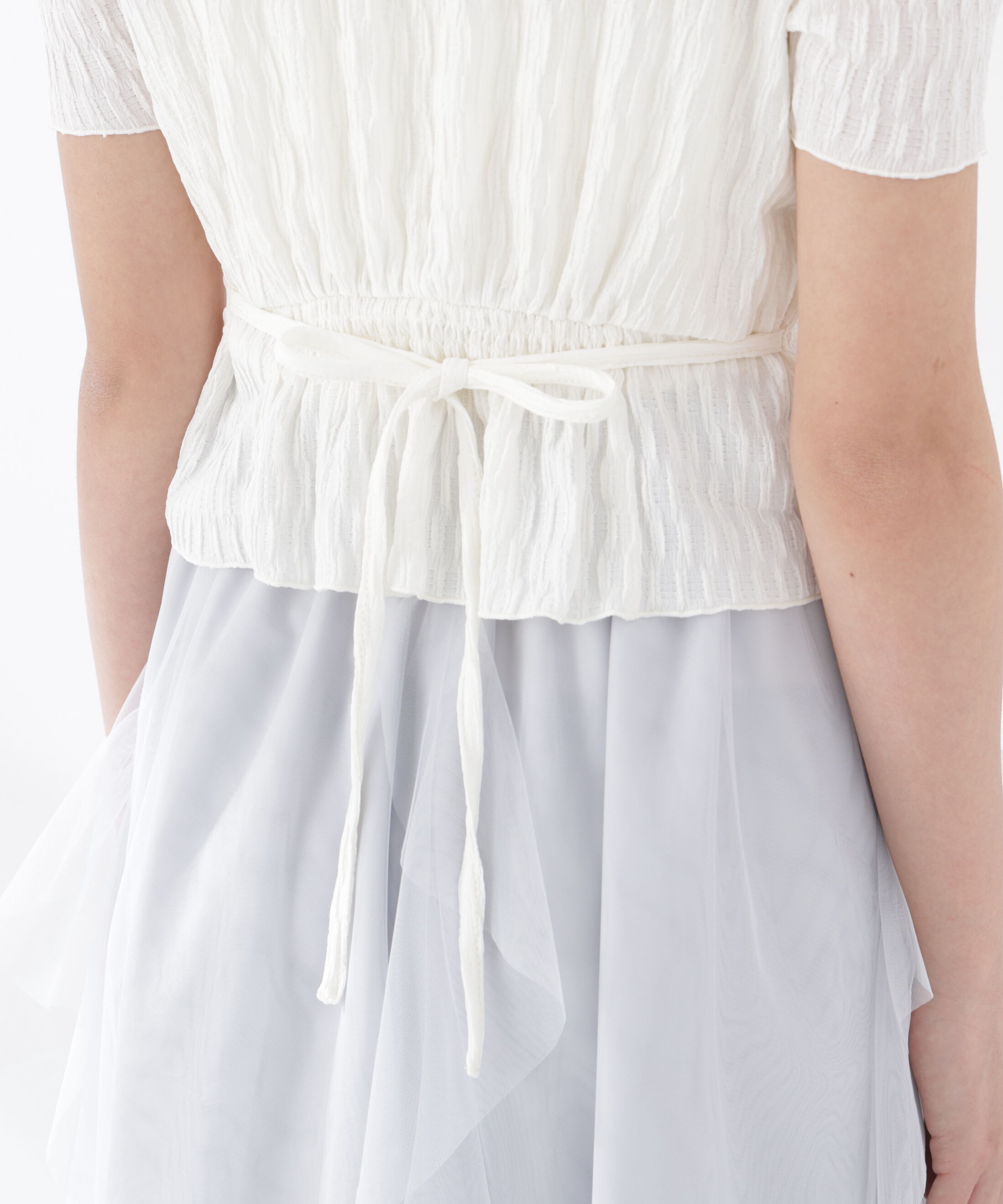 PROPORTION BODY DRESSING「ウエストタックカットトップス」|Tシャツ・カットソー|