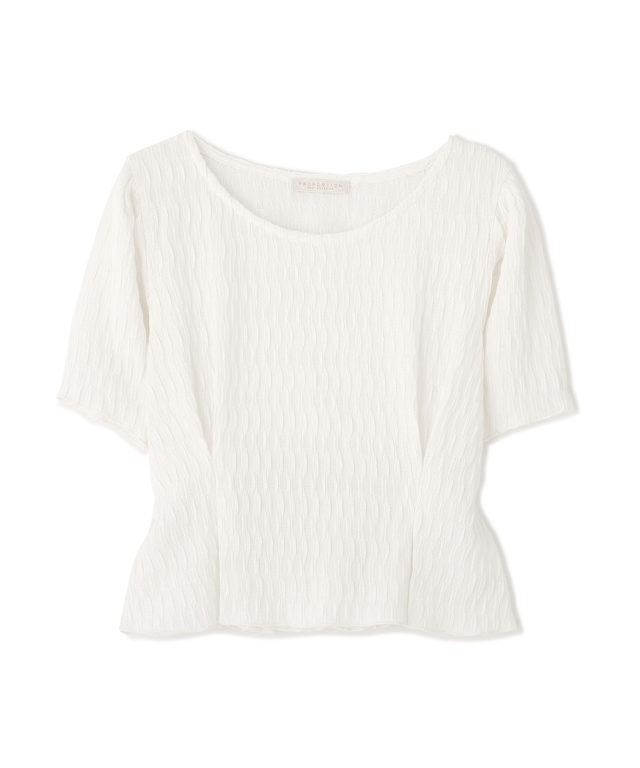 PROPORTION BODY DRESSING「ウエストタックカットトップス」|Tシャツ・カットソー|