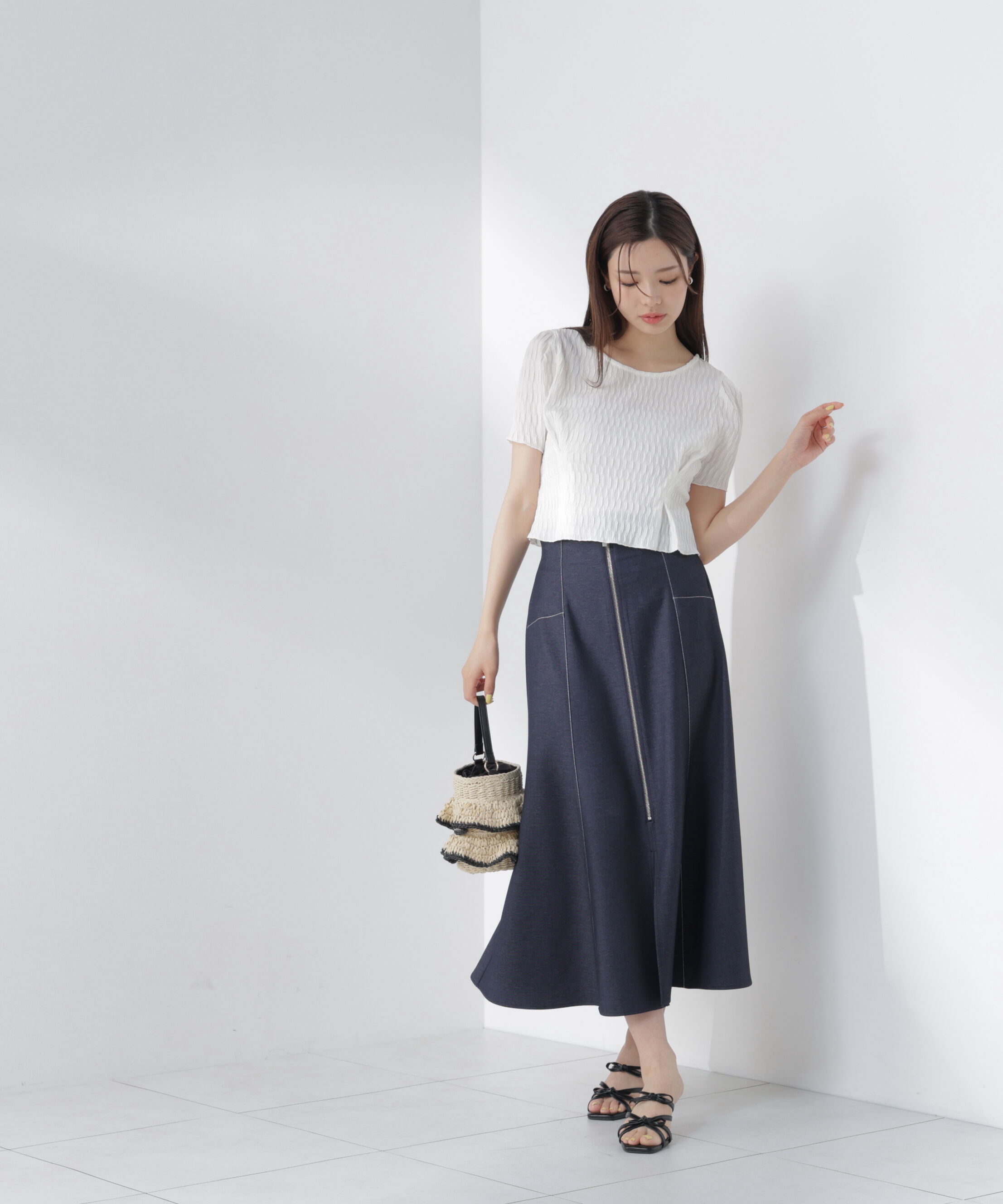 PROPORTION BODY DRESSING「ウエストタックカットトップス」|Tシャツ・カットソー|