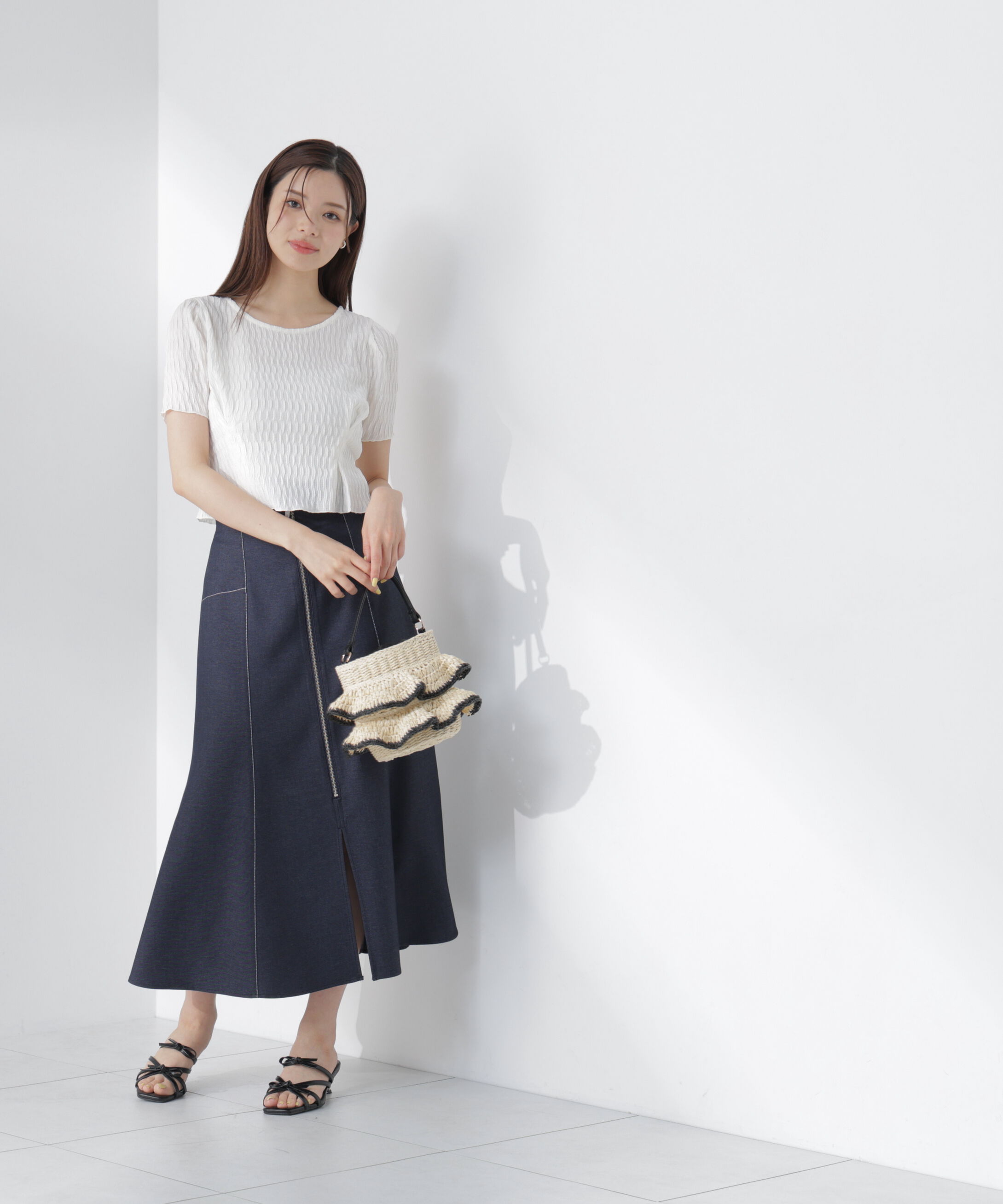 PROPORTION BODY DRESSING「ウエストタックカットトップス」|Tシャツ・カットソー|