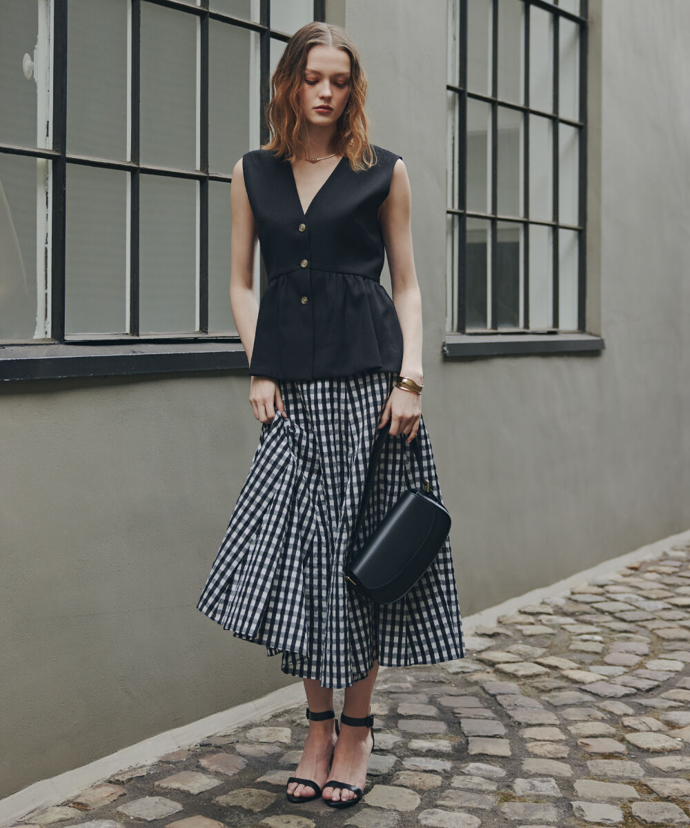  「スラブ調ペプラムブラウス」|シャツ・ブラウス|