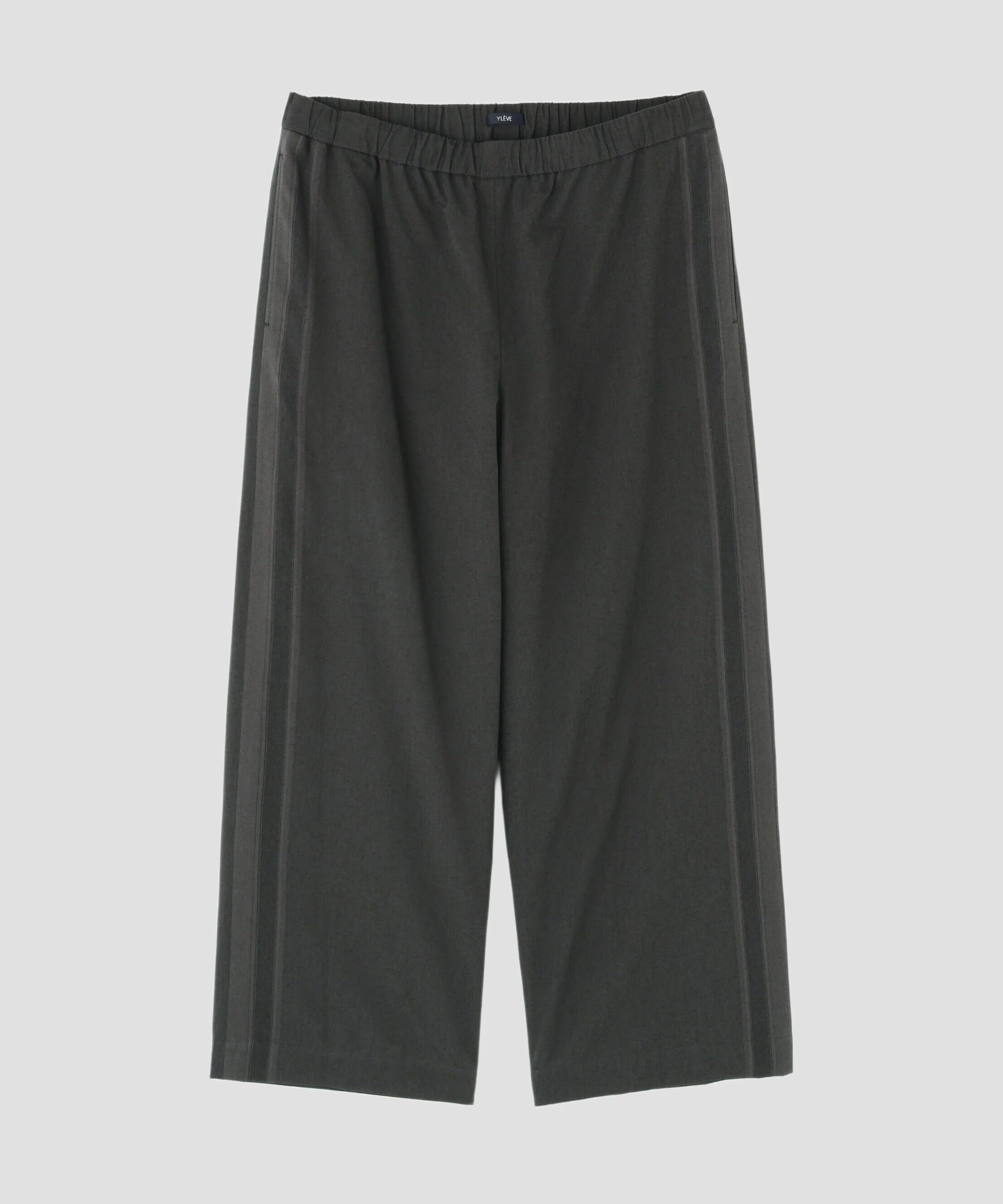 YLEVE 「YLEVE / DOBBY STRIPE CHAMBRAY EASY TROUSERS MEN」|その他|グレー