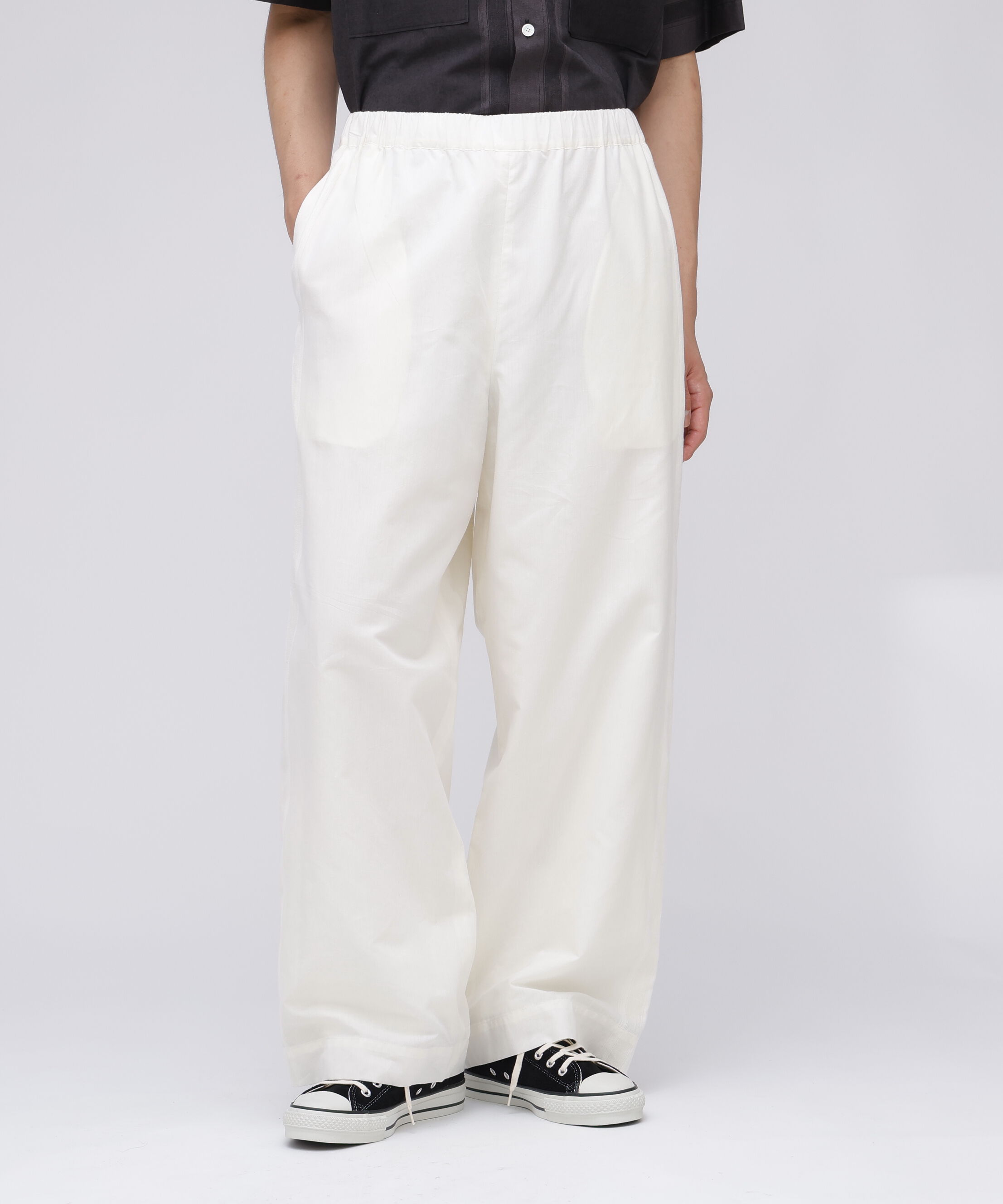 YLEVE 「YLEVE / DOBBY STRIPE CHAMBRAY EASY TROUSERS MEN」|その他|