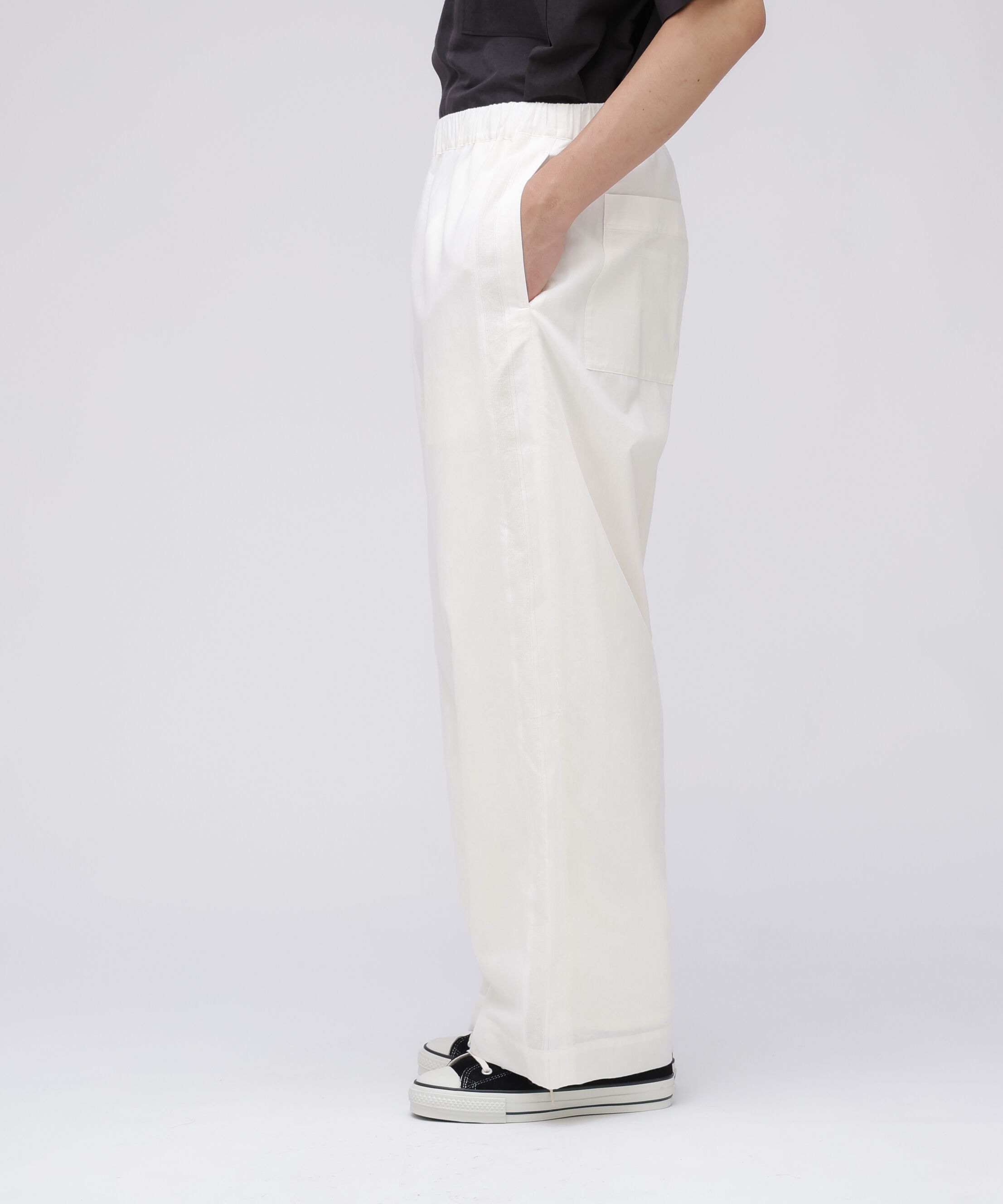 YLEVE 「YLEVE / DOBBY STRIPE CHAMBRAY EASY TROUSERS MEN」|その他|