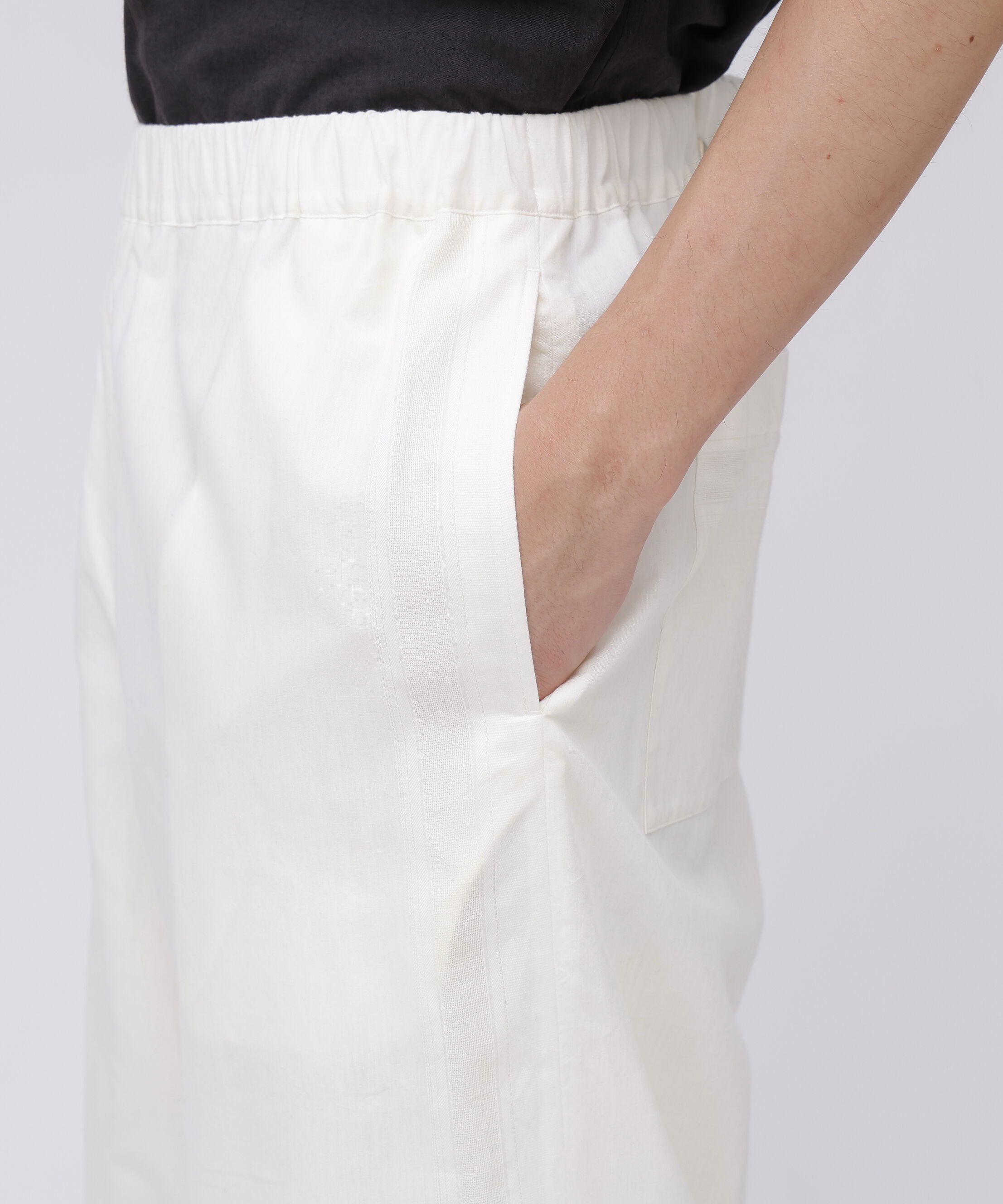 YLEVE 「YLEVE / DOBBY STRIPE CHAMBRAY EASY TROUSERS MEN」|その他|