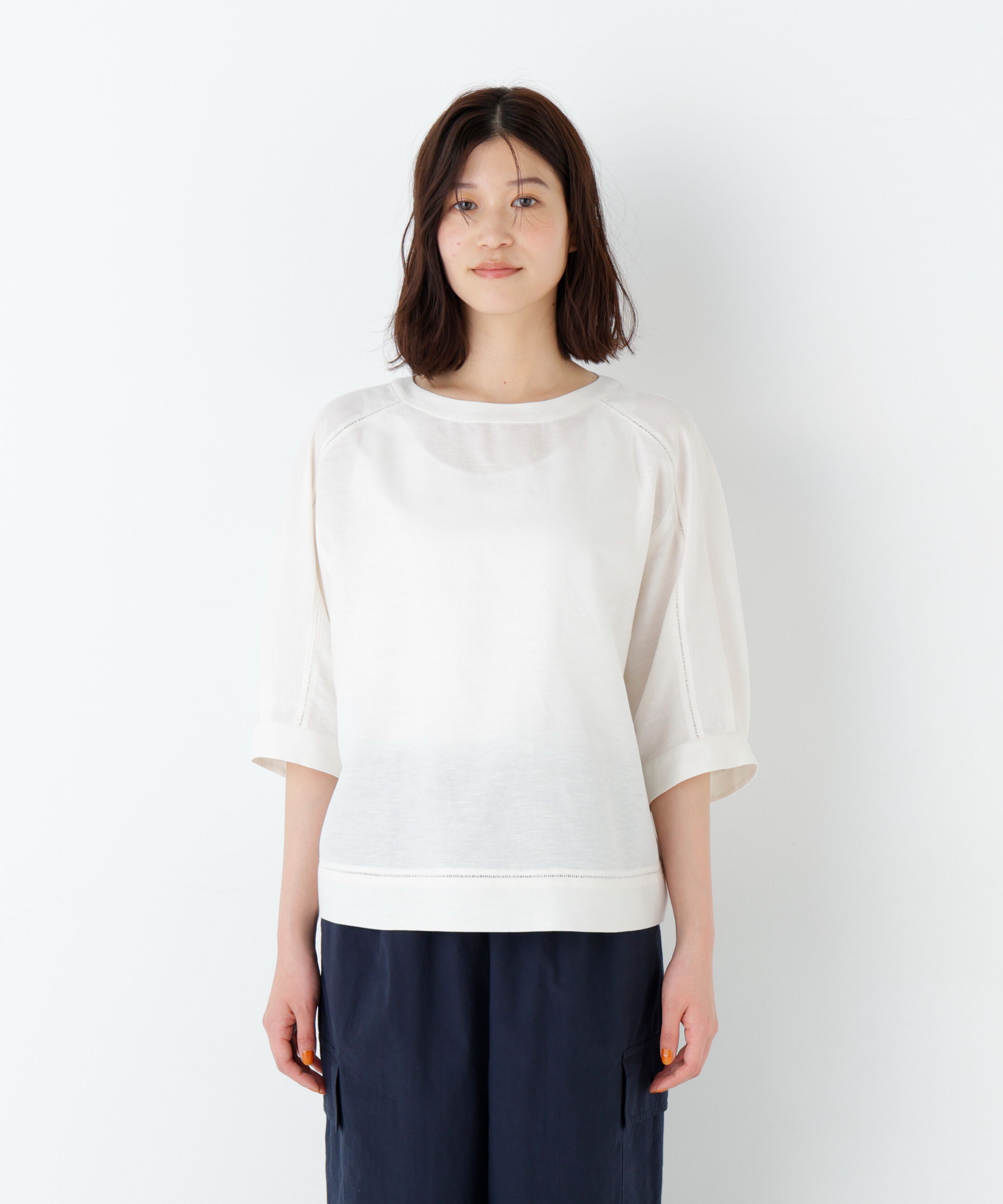 「《洗える / Good Price》ハシゴレースブラウス」|シャツ・ブラウス|