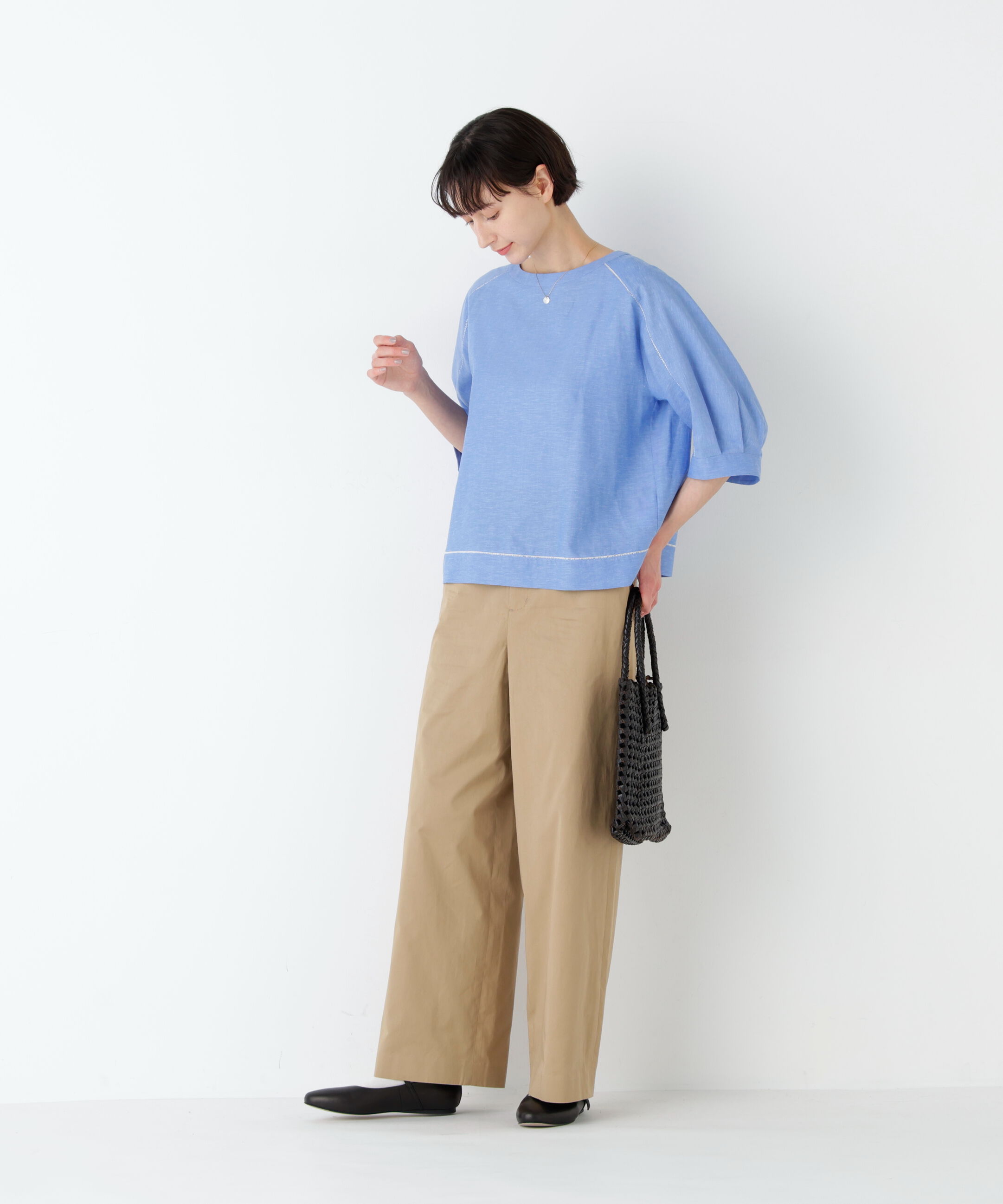  「《洗える / Good Price》ハシゴレースブラウス」|シャツ・ブラウス|