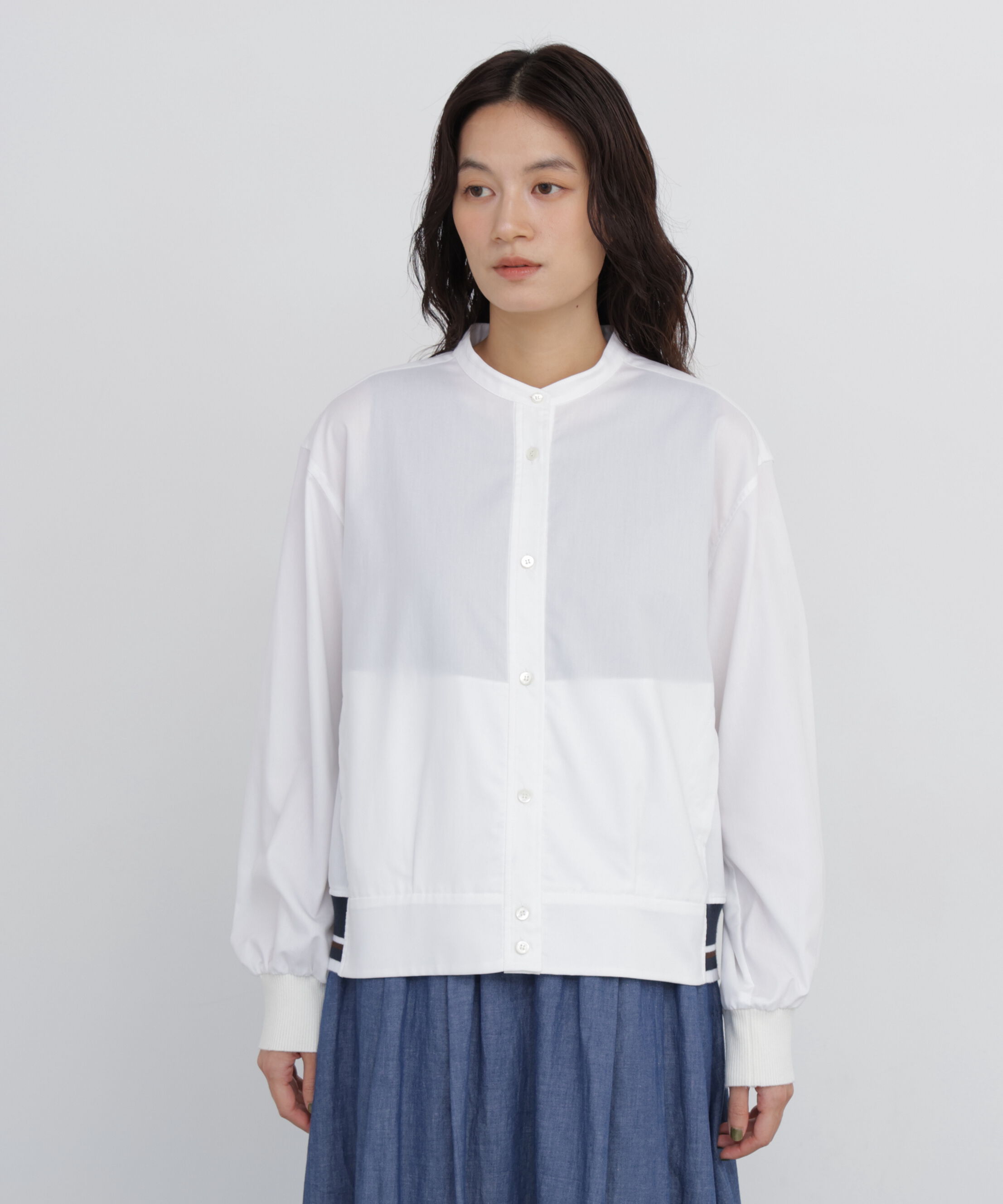  「◆ピンポイントオックスリブ付きシャツ」|シャツ・ブラウス|