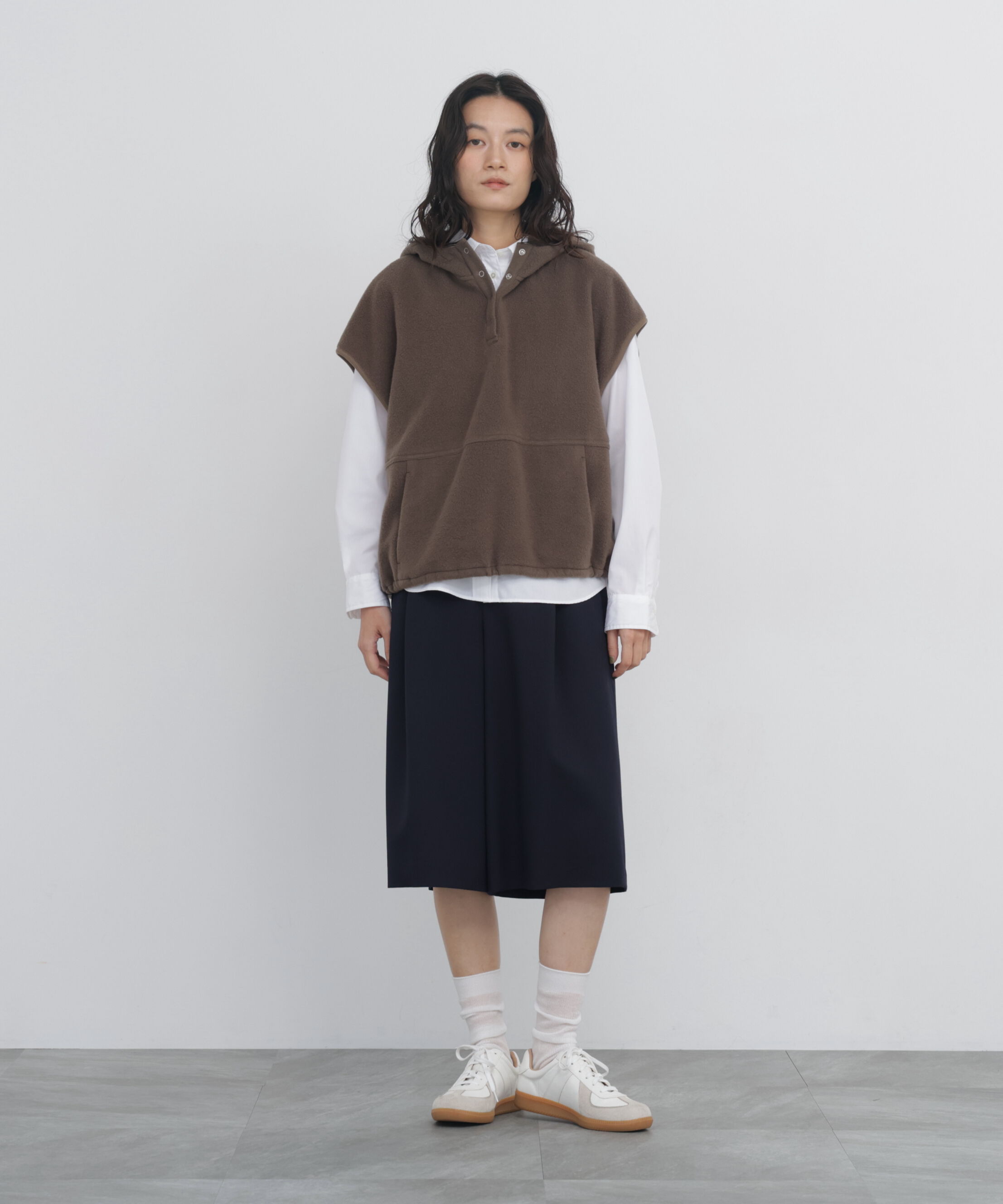  「◆フリースフードベスト」|Tシャツ・カットソー|