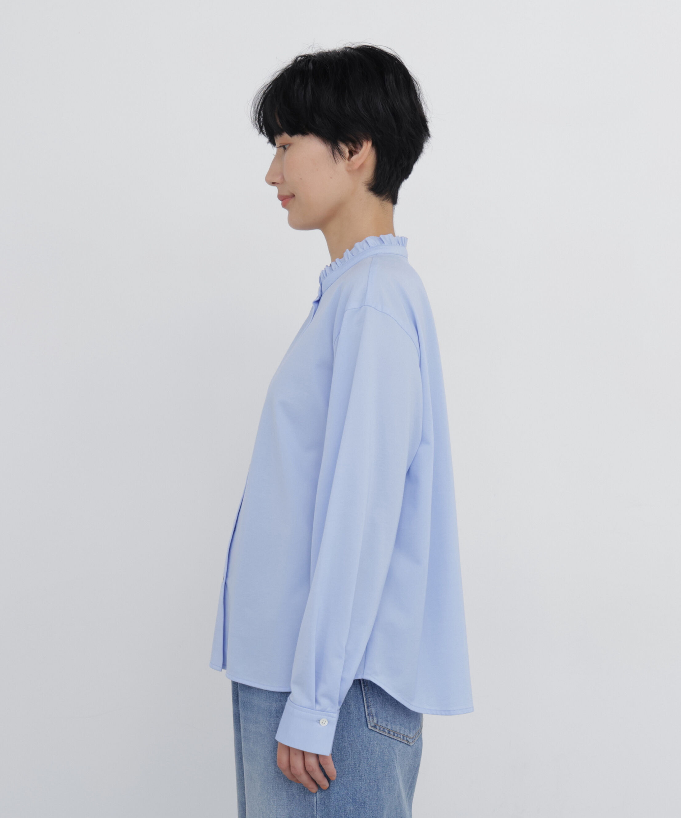  「◆スタンドフリルカットソー」|Tシャツ・カットソー|