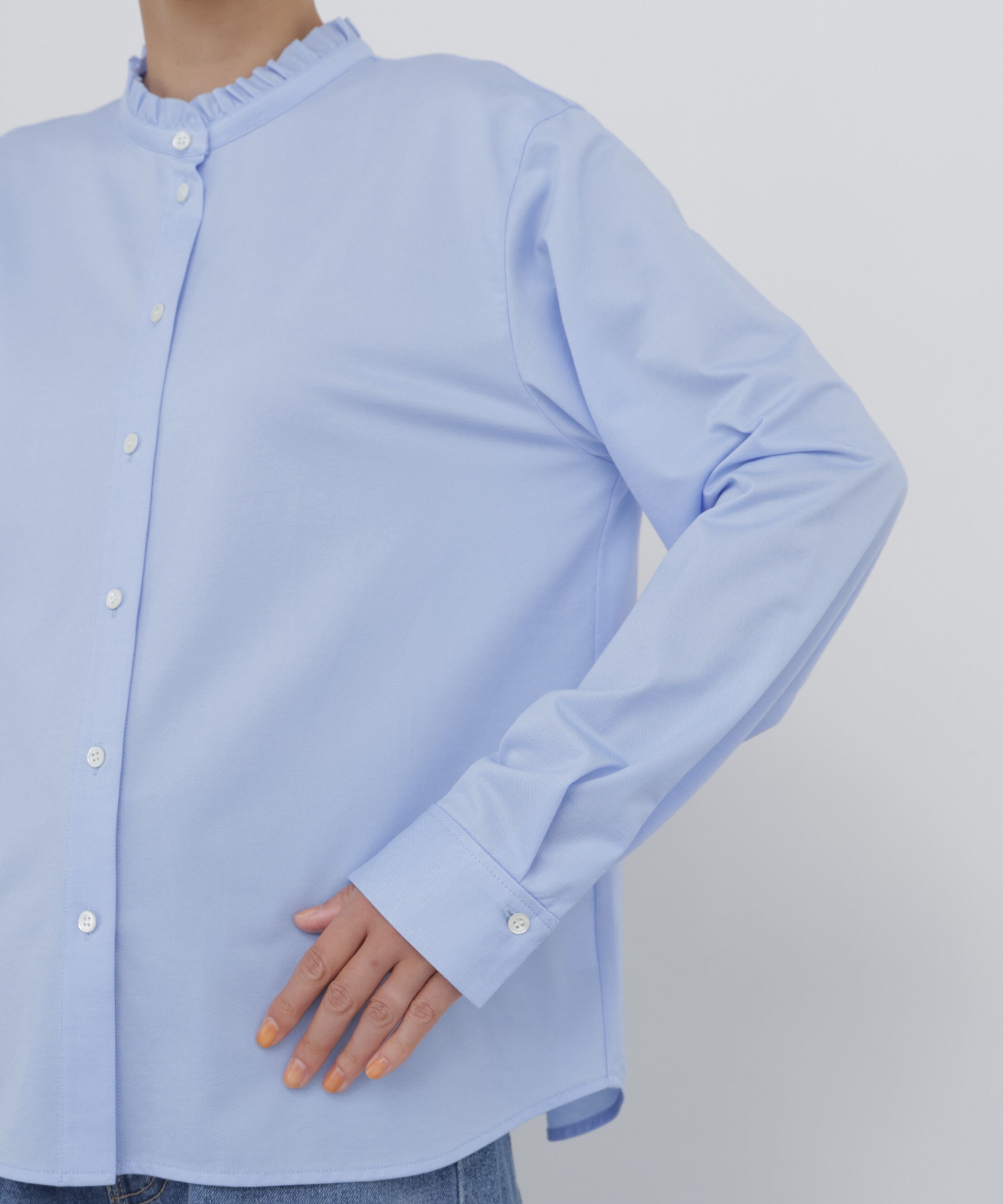  「◆スタンドフリルカットソー」|Tシャツ・カットソー|