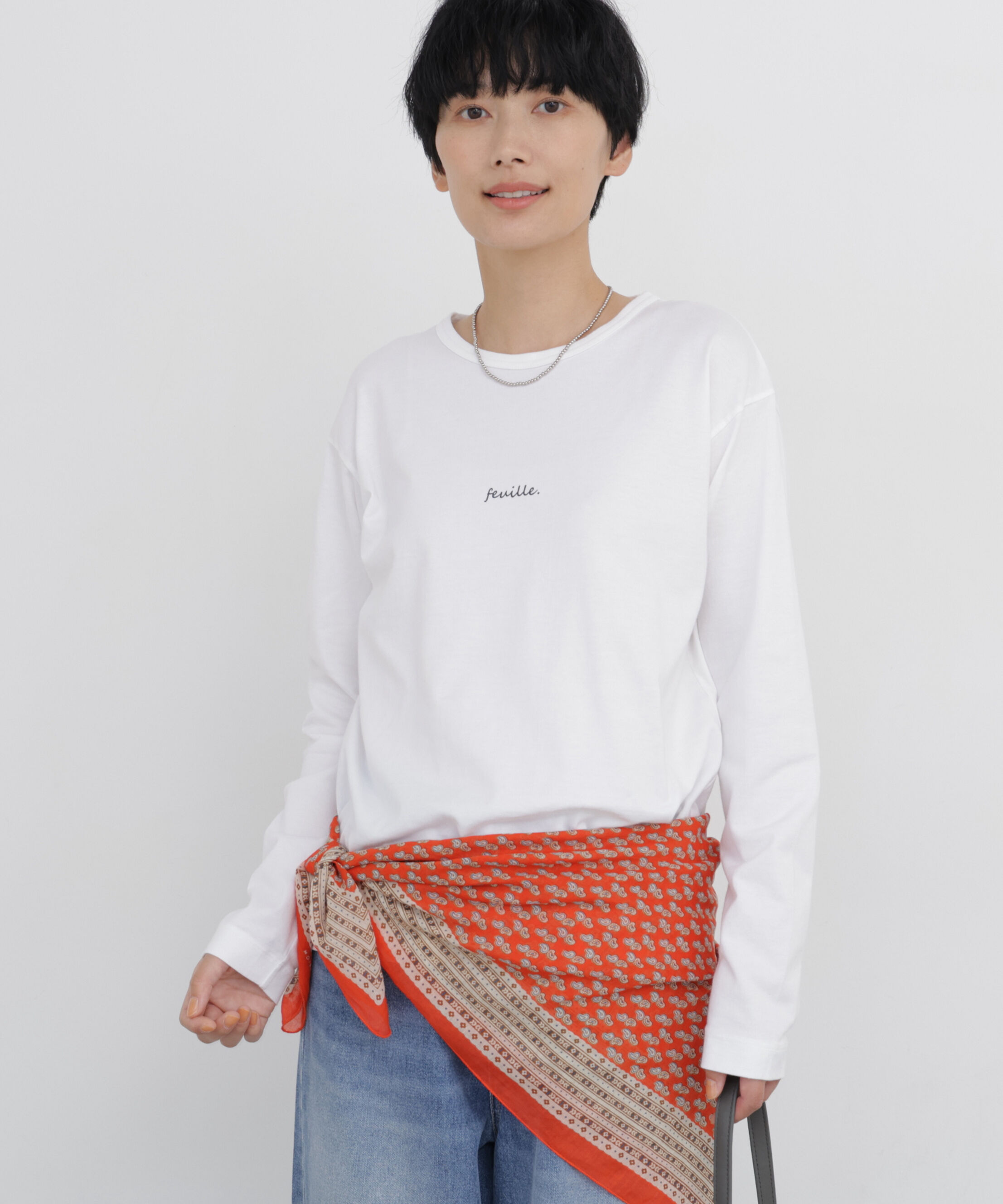  「◆ロゴプリント　ロンＴ」|Tシャツ・カットソー|