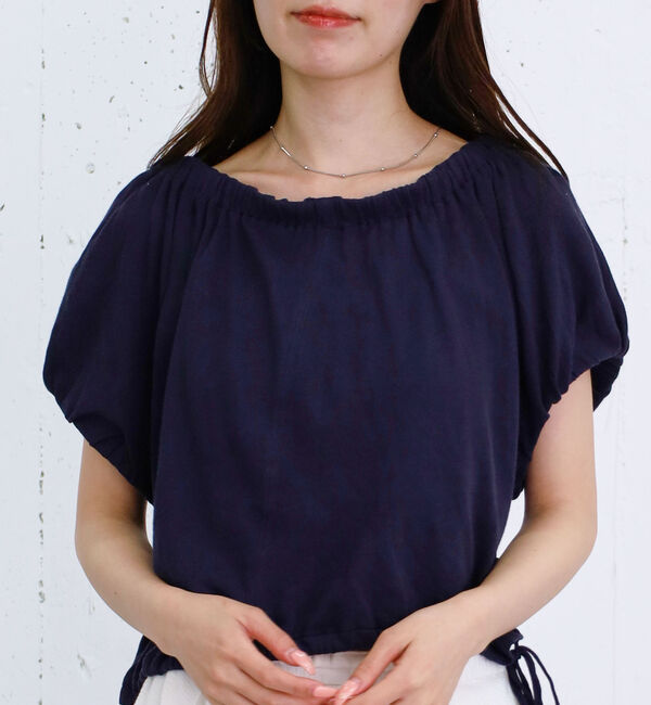 archives「シアー裏毛ギャザーオフショルＴＯＰＳ」|Tシャツ・カットソー|