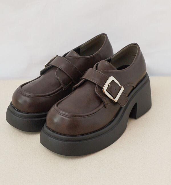 archives「厚底ベルトパンプス」|その他|BROWN