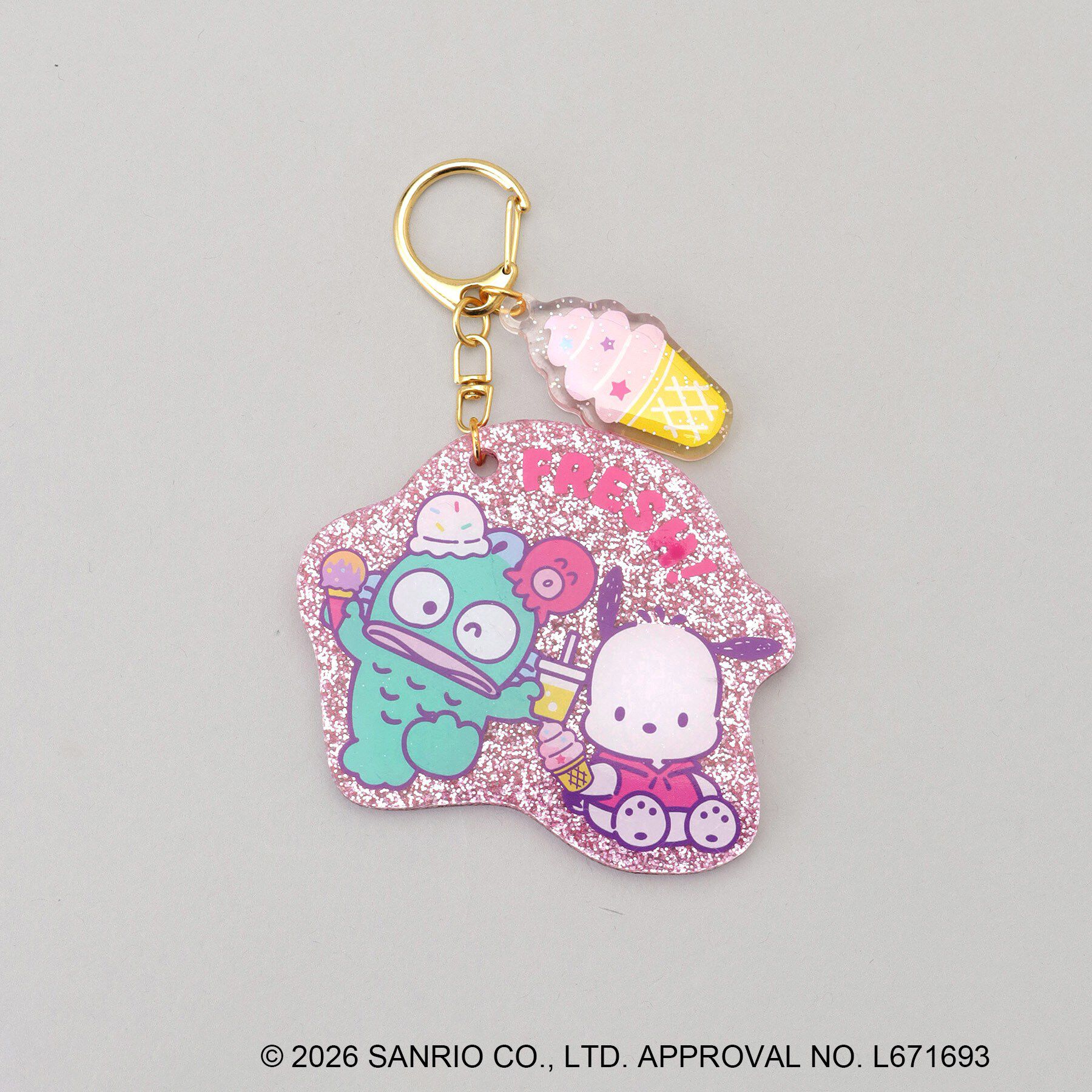 212 KITCHEN STORE「ミラー付きキーリング ピンク HAPIDANBUI ＜Sanrio サンリオ＞」|その他|