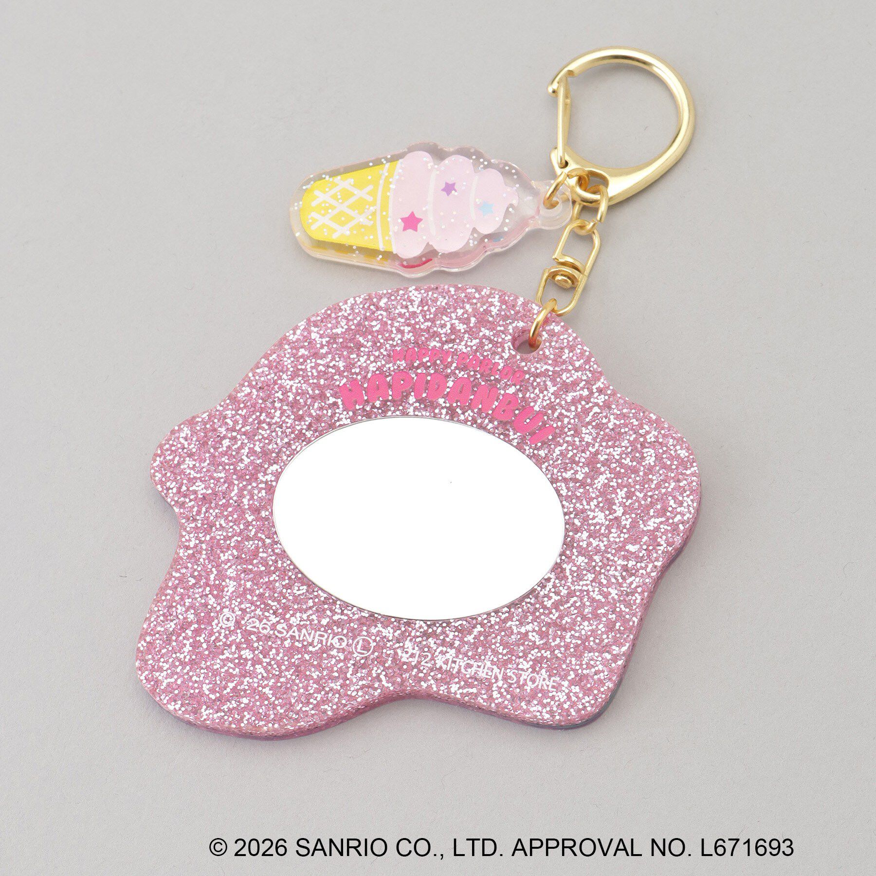 212 KITCHEN STORE「ミラー付きキーリング ピンク HAPIDANBUI ＜Sanrio サンリオ＞」|その他|