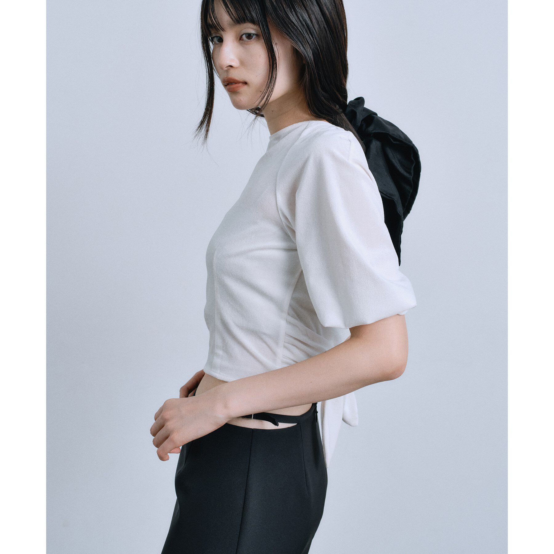 CODE A「velvet ribbon pullover」|シャツ・ブラウス|