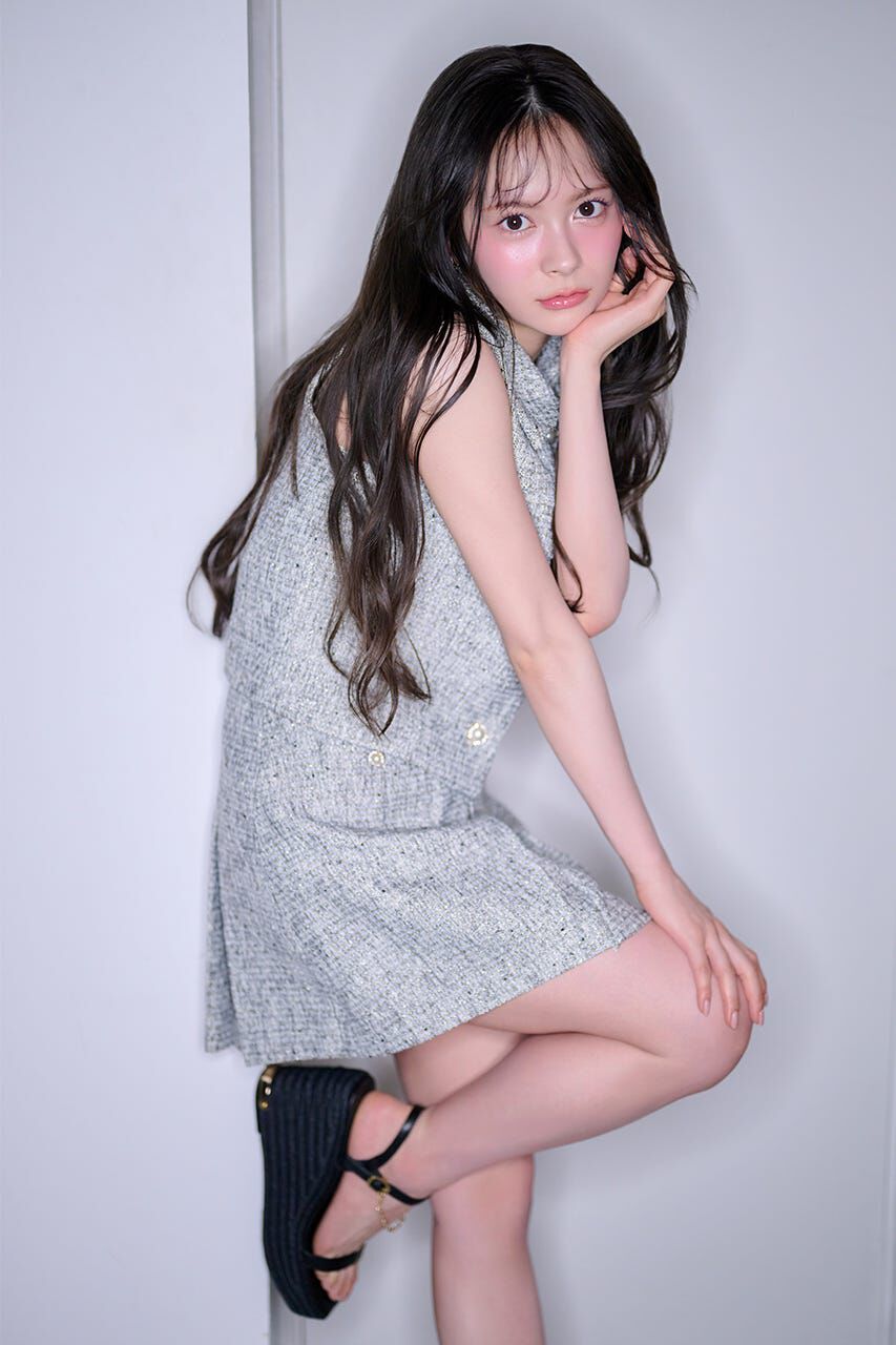 rienda「ノースリーブツイードトップス」|シャツ・ブラウス|